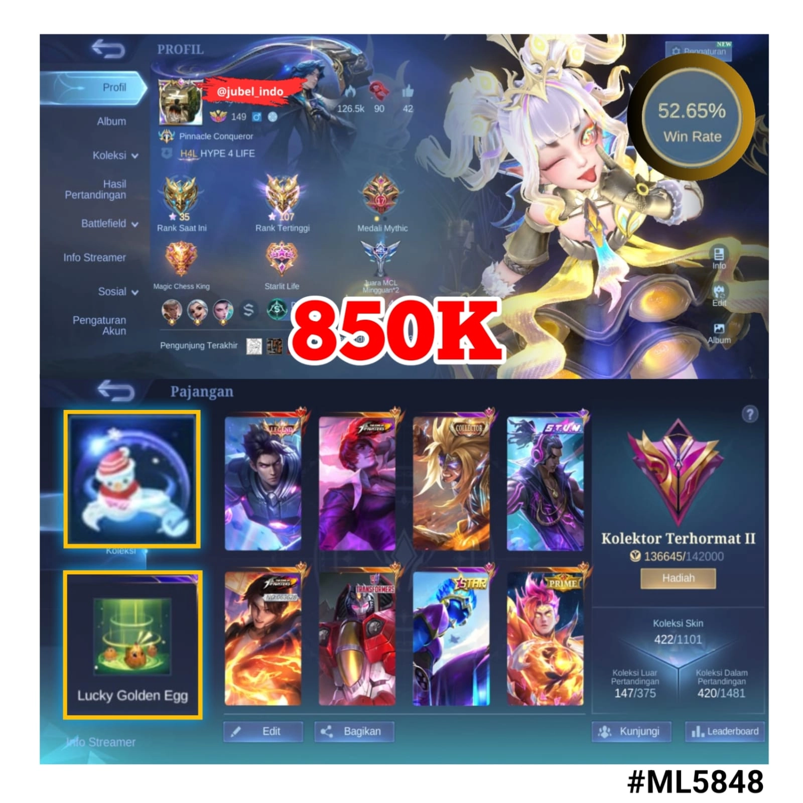 STOK ML #ML5848
