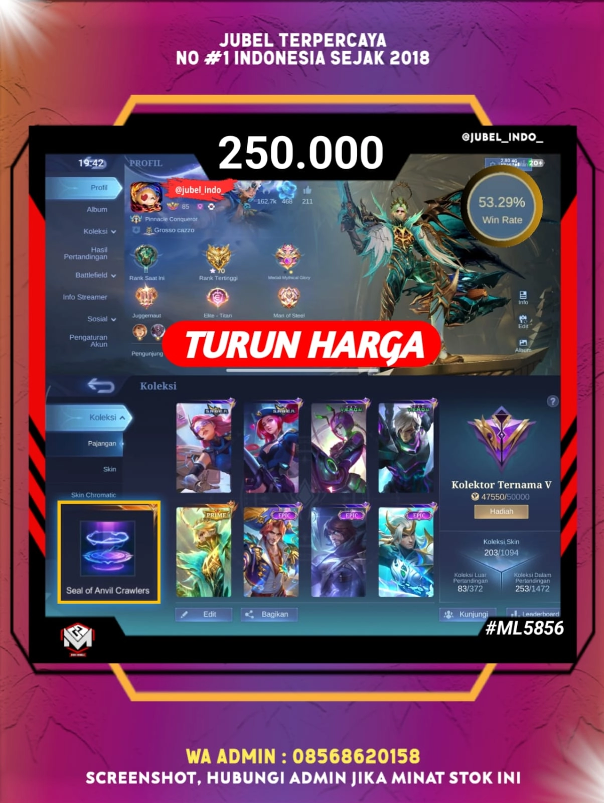 STOK ML #ML5856