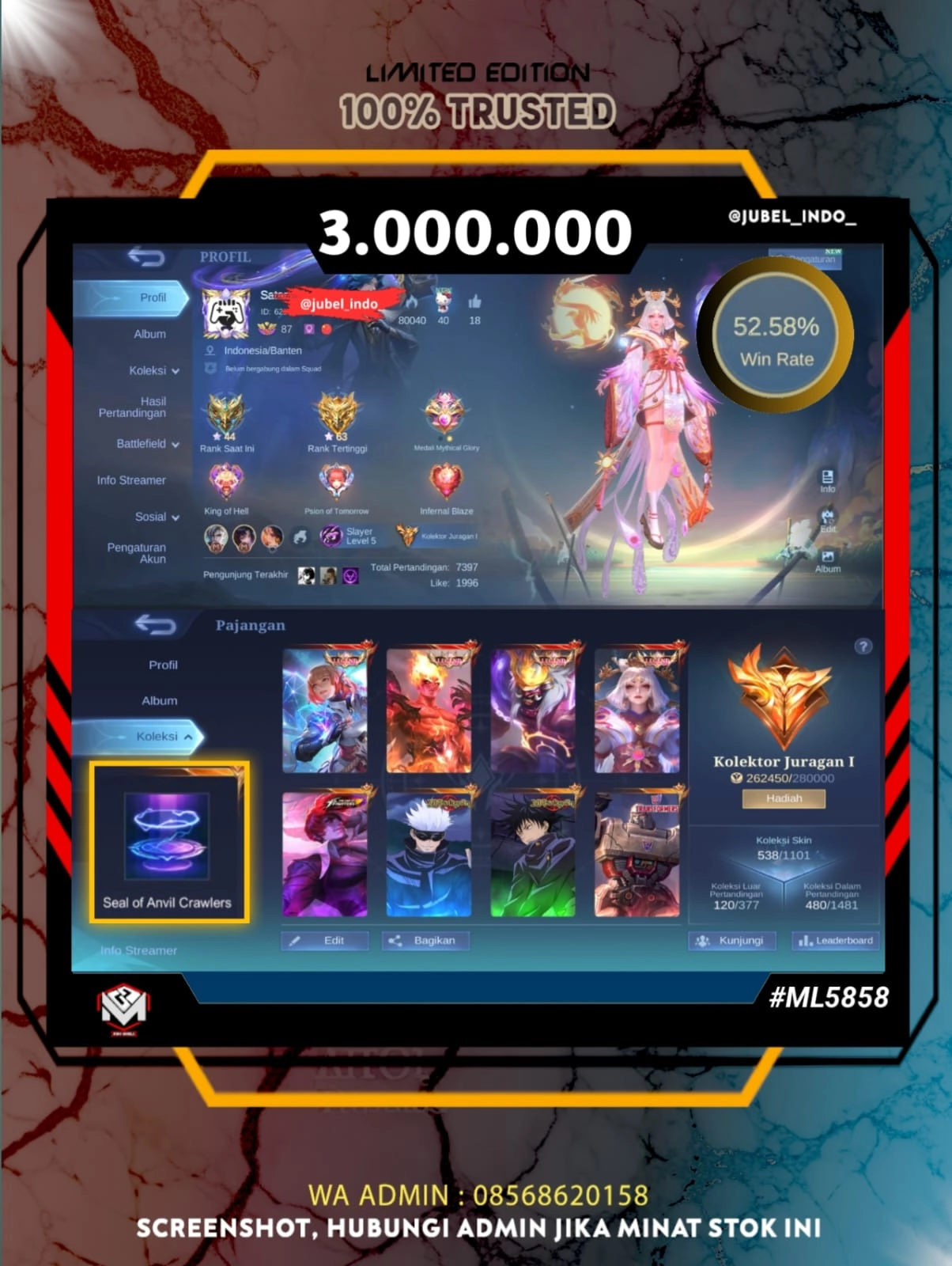 STOK ML #ML5858