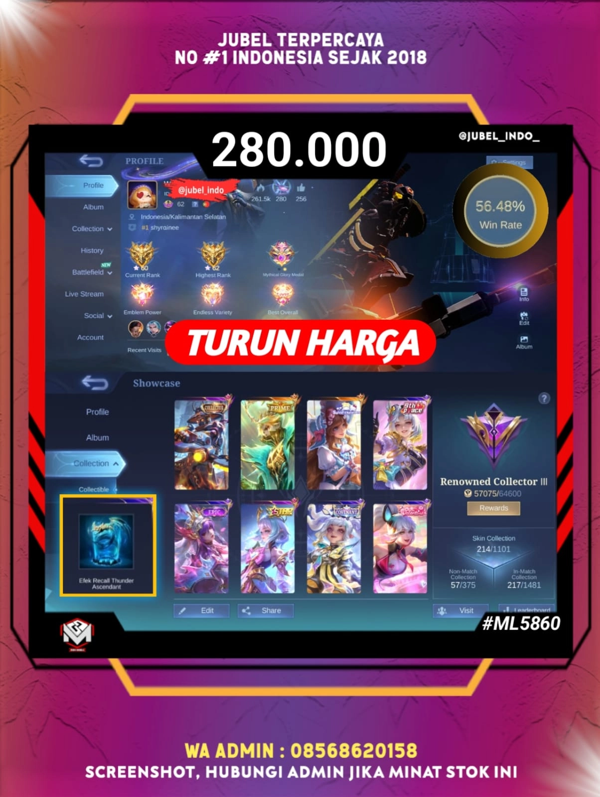 STOK ML #ML5860
