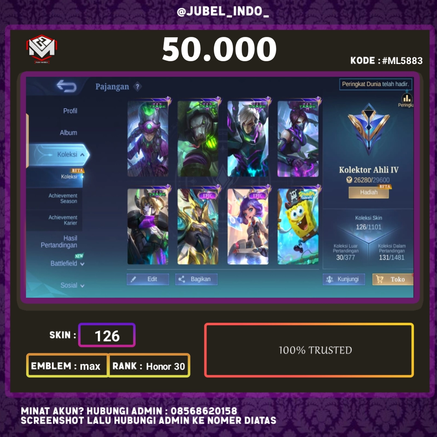 STOK ML #ML5883