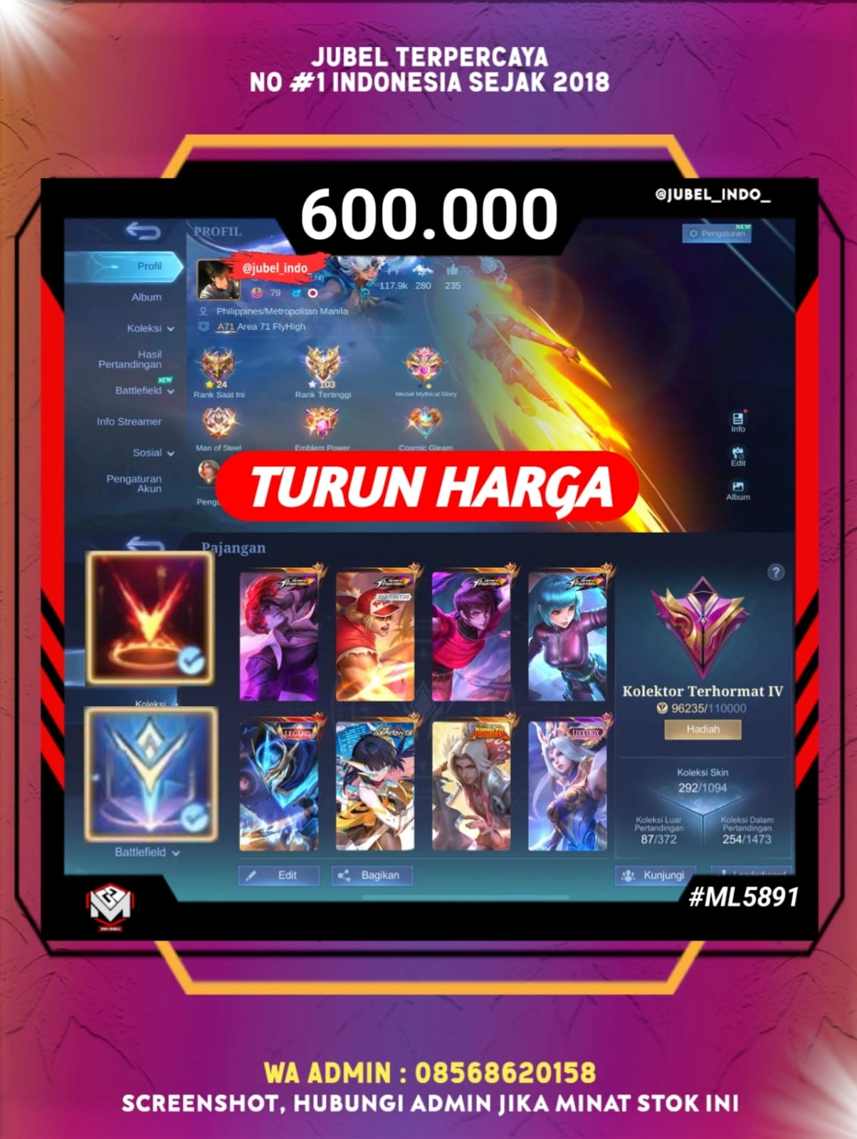 STOK ML #ML5891