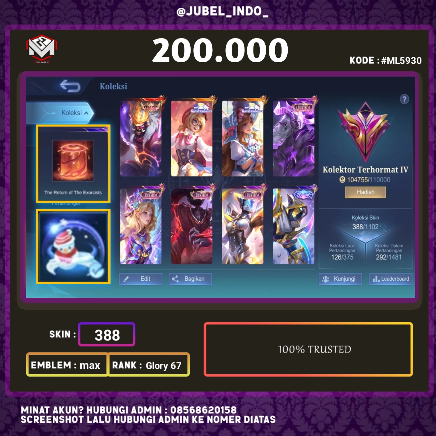 STOK ML #ML5930
