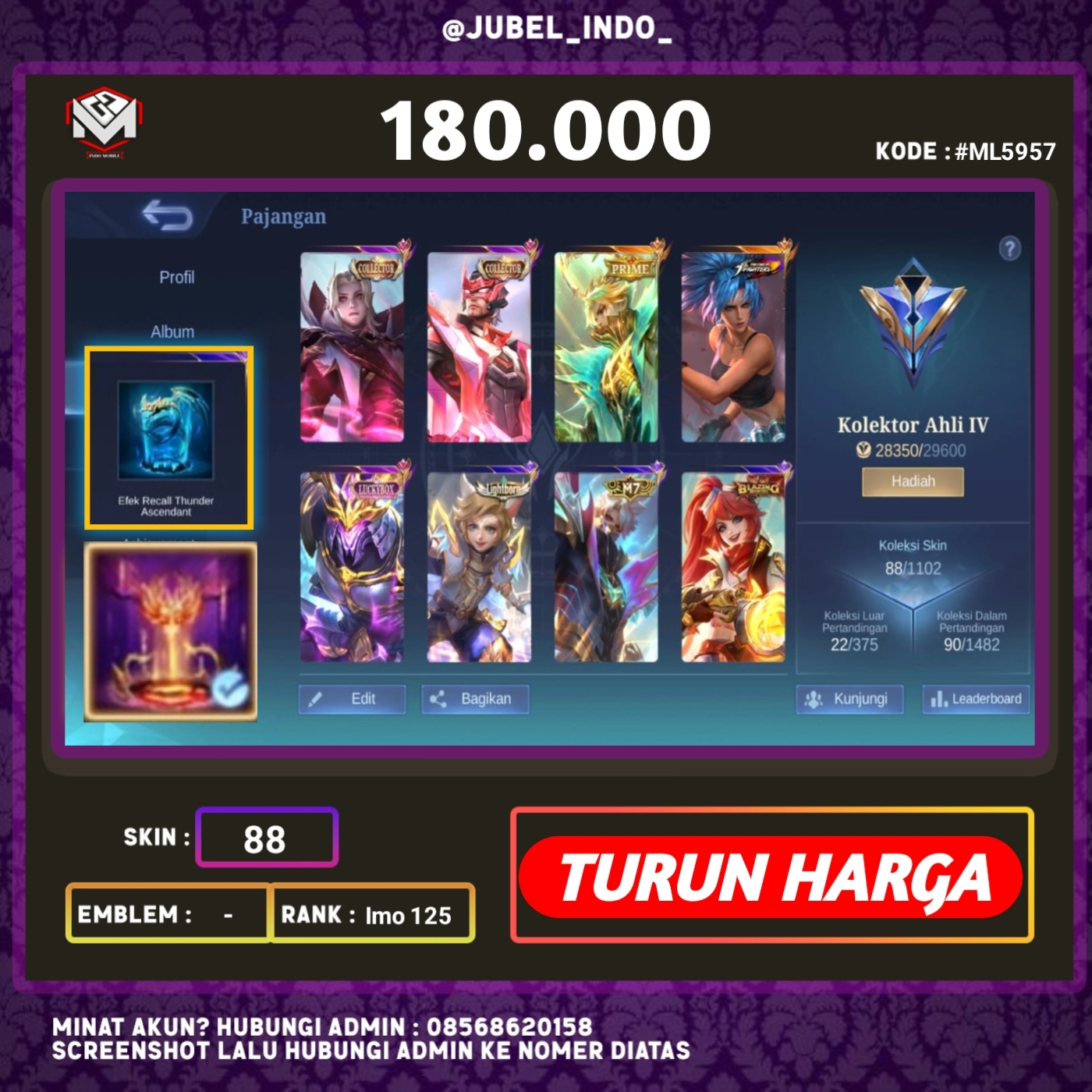 STOK ML #ML5957