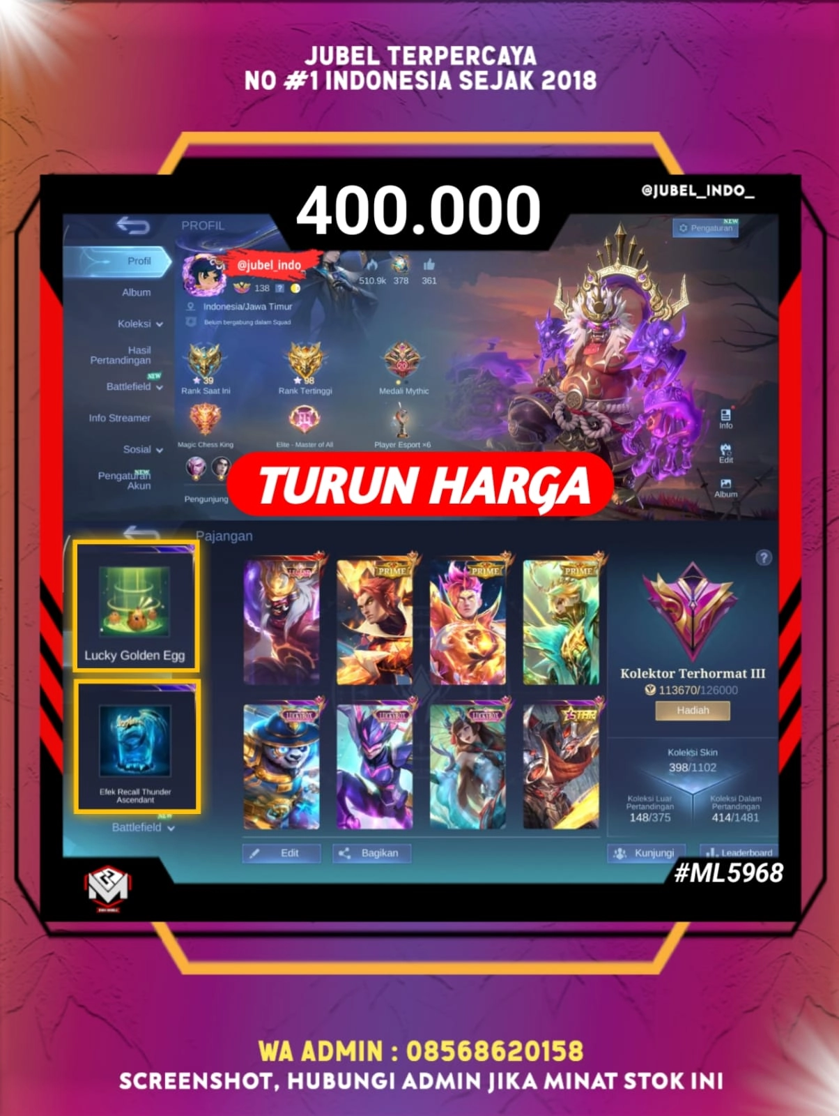 STOK ML #ML5968