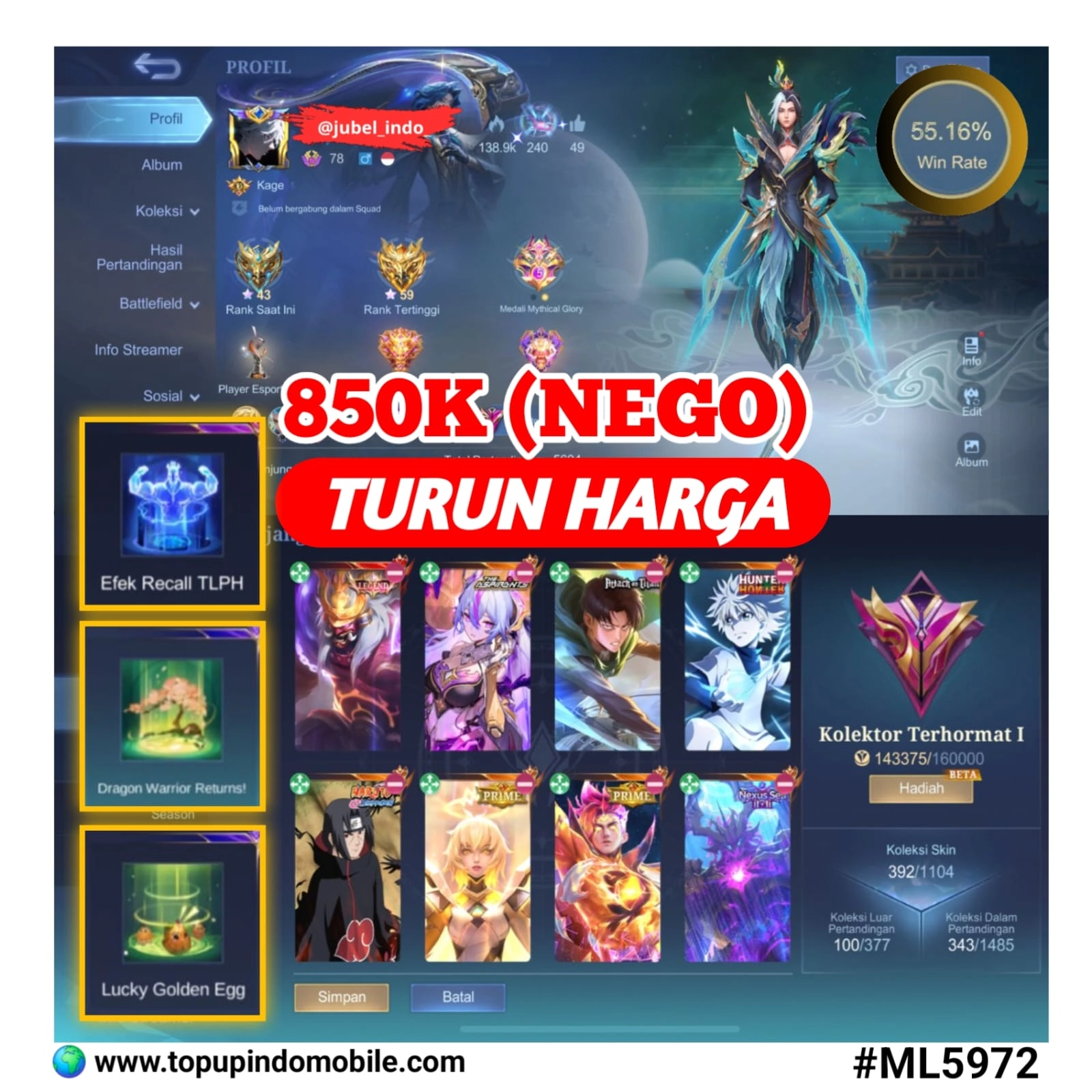 STOK ML #ML5972
