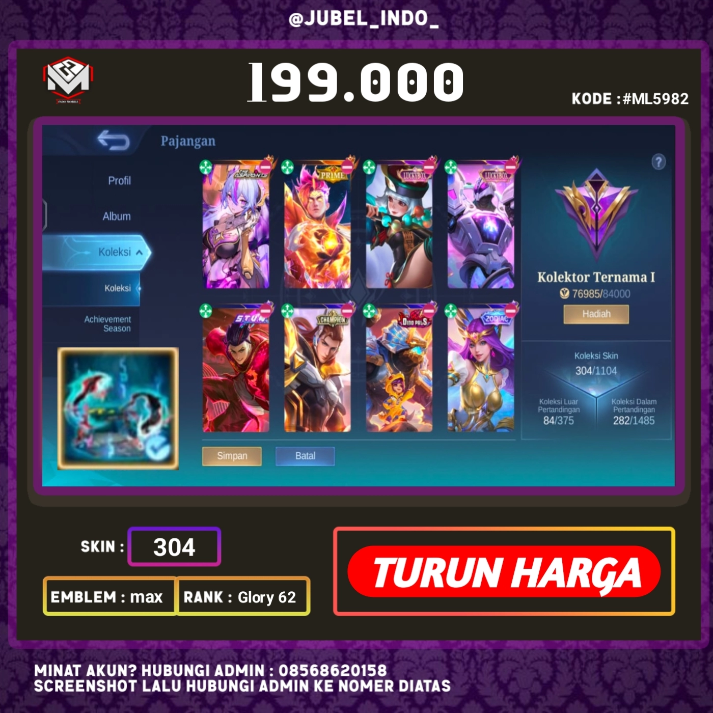 STOK ML #ML5982