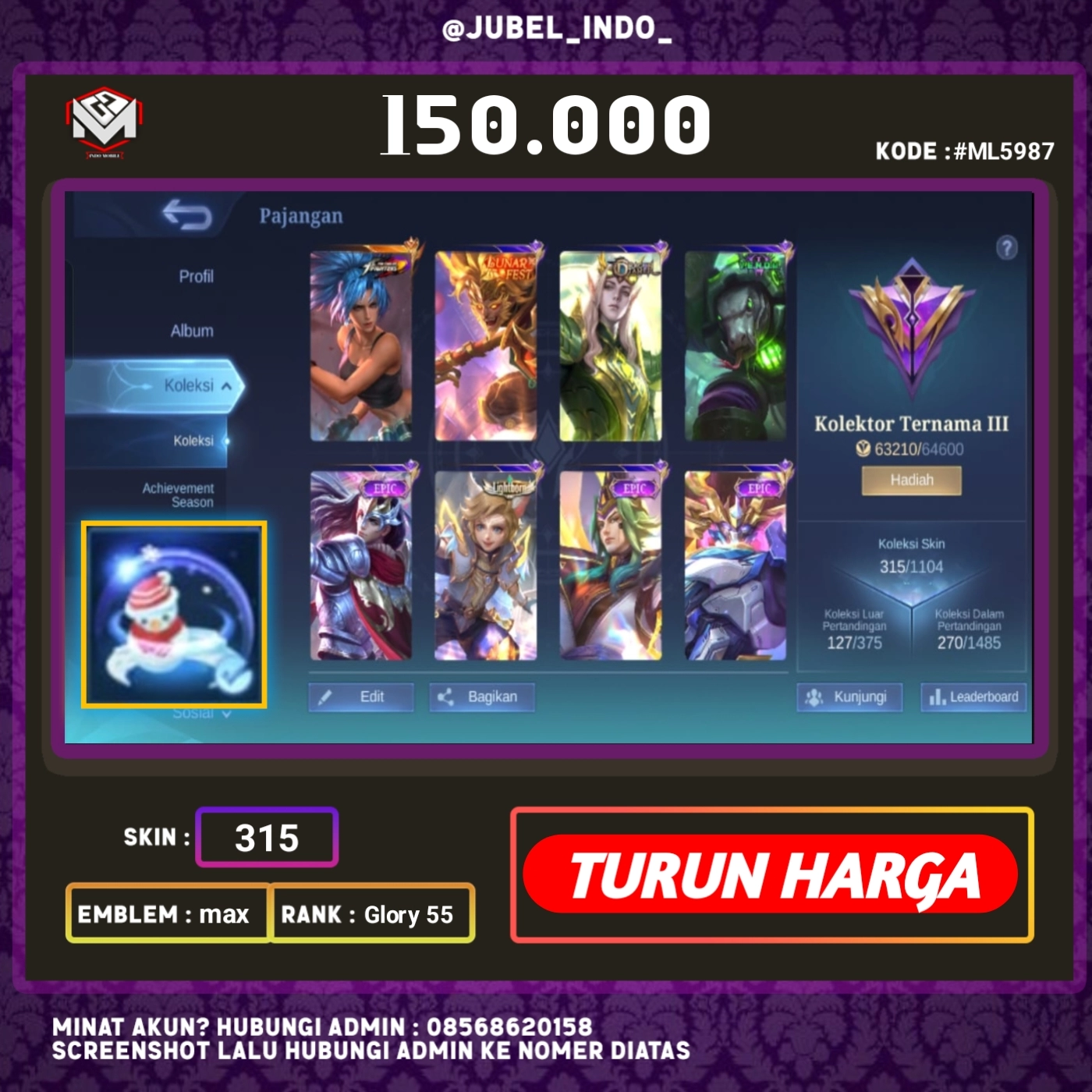 STOK ML #ML5987