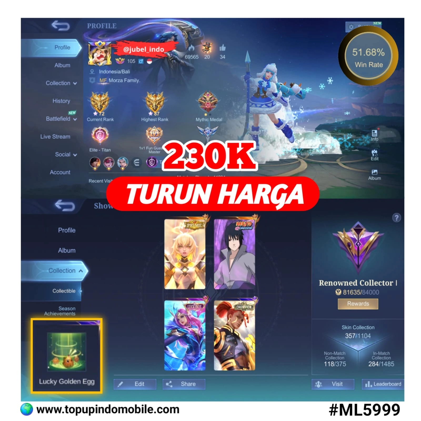 STOK ML #ML5999
