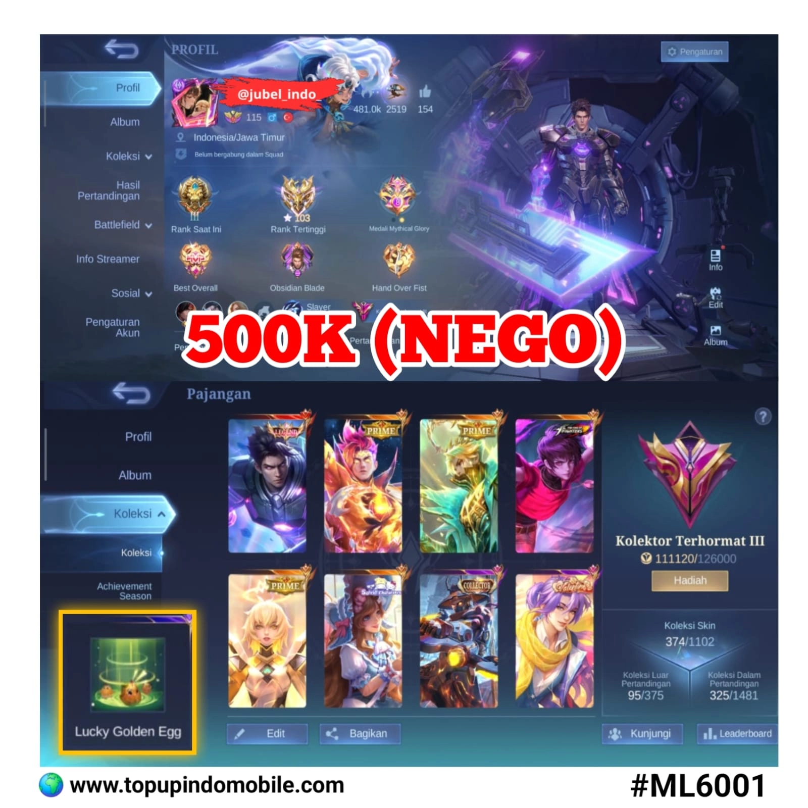 STOK ML #ML6001