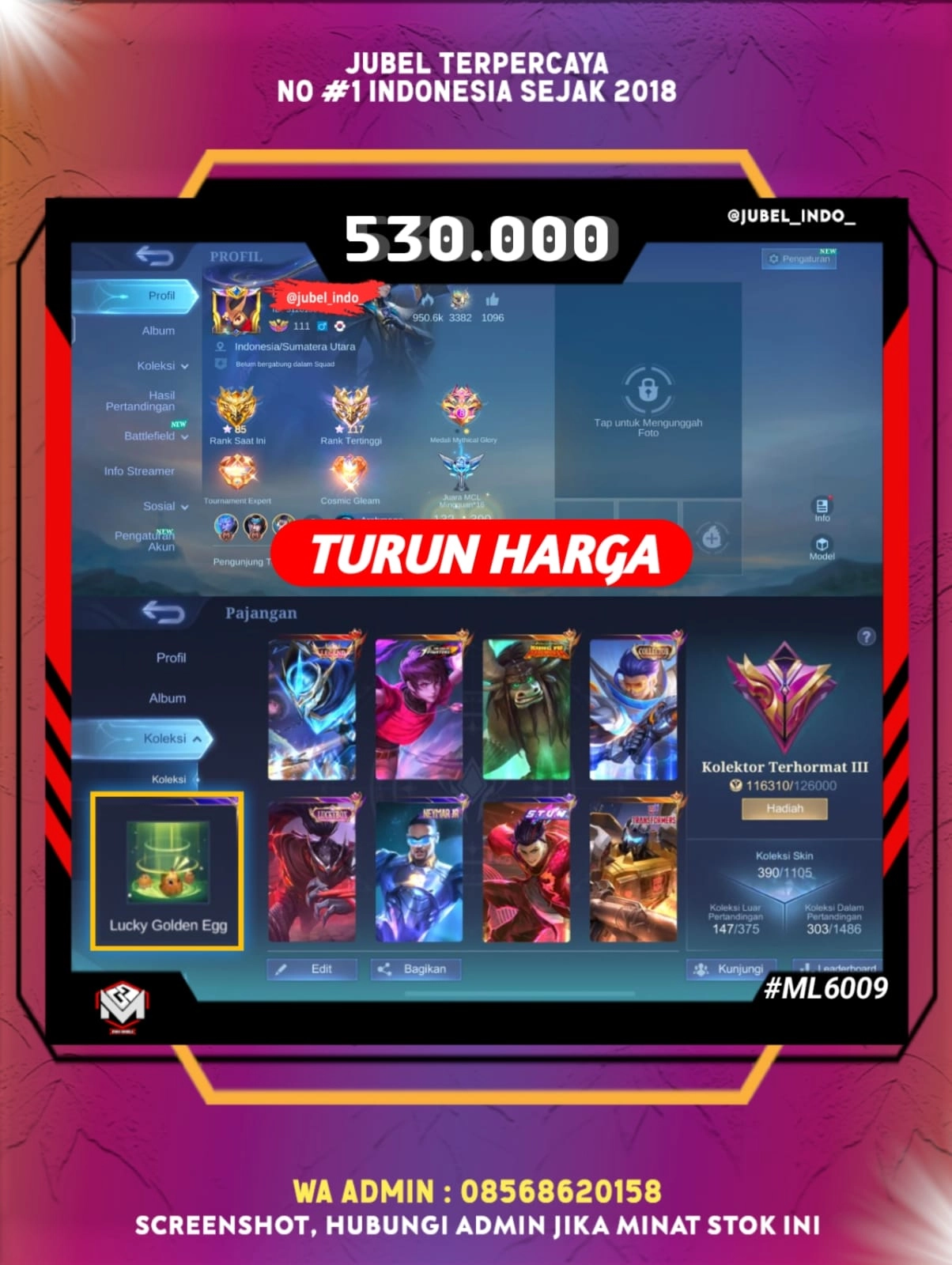 STOK ML #ML6009