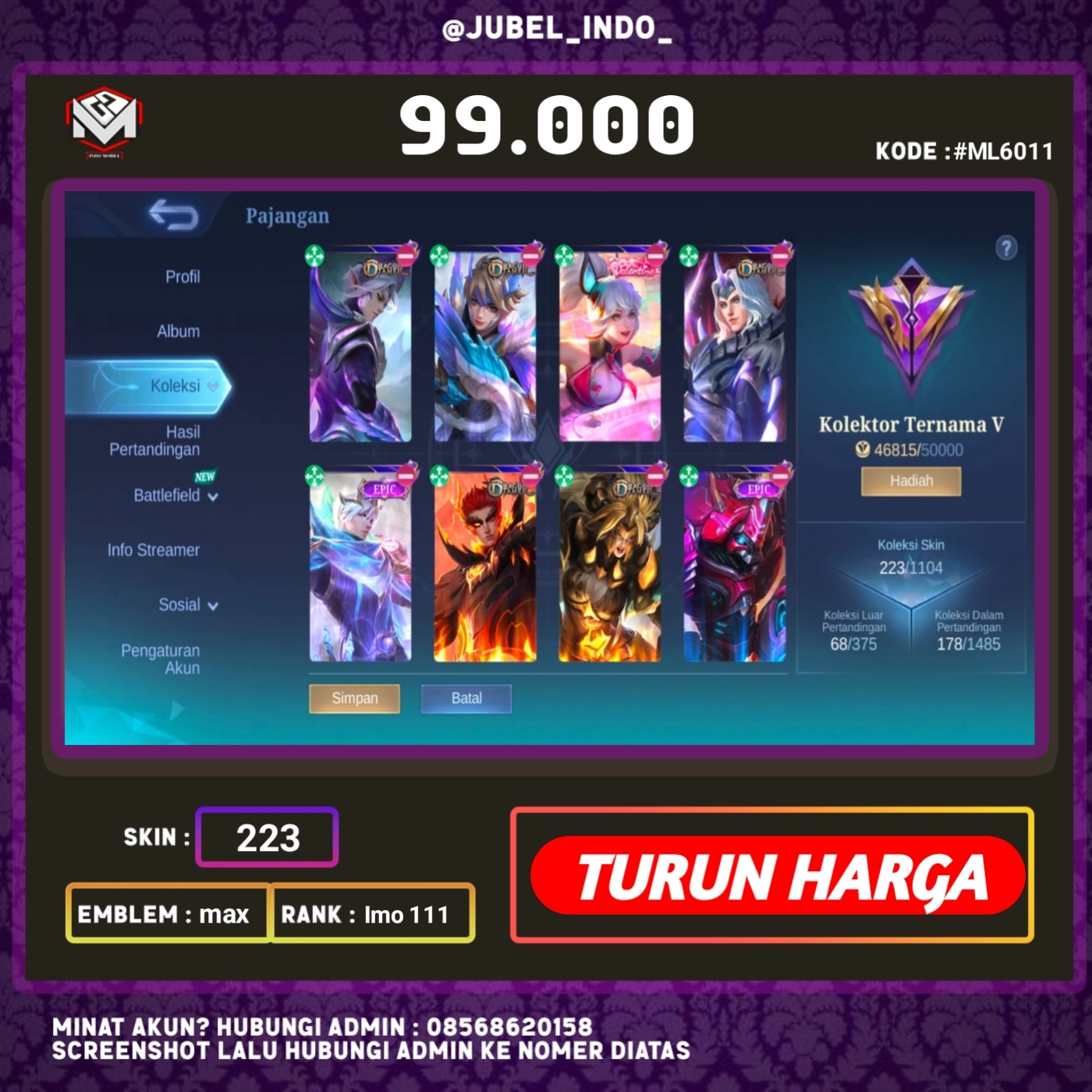STOK ML #ML6011