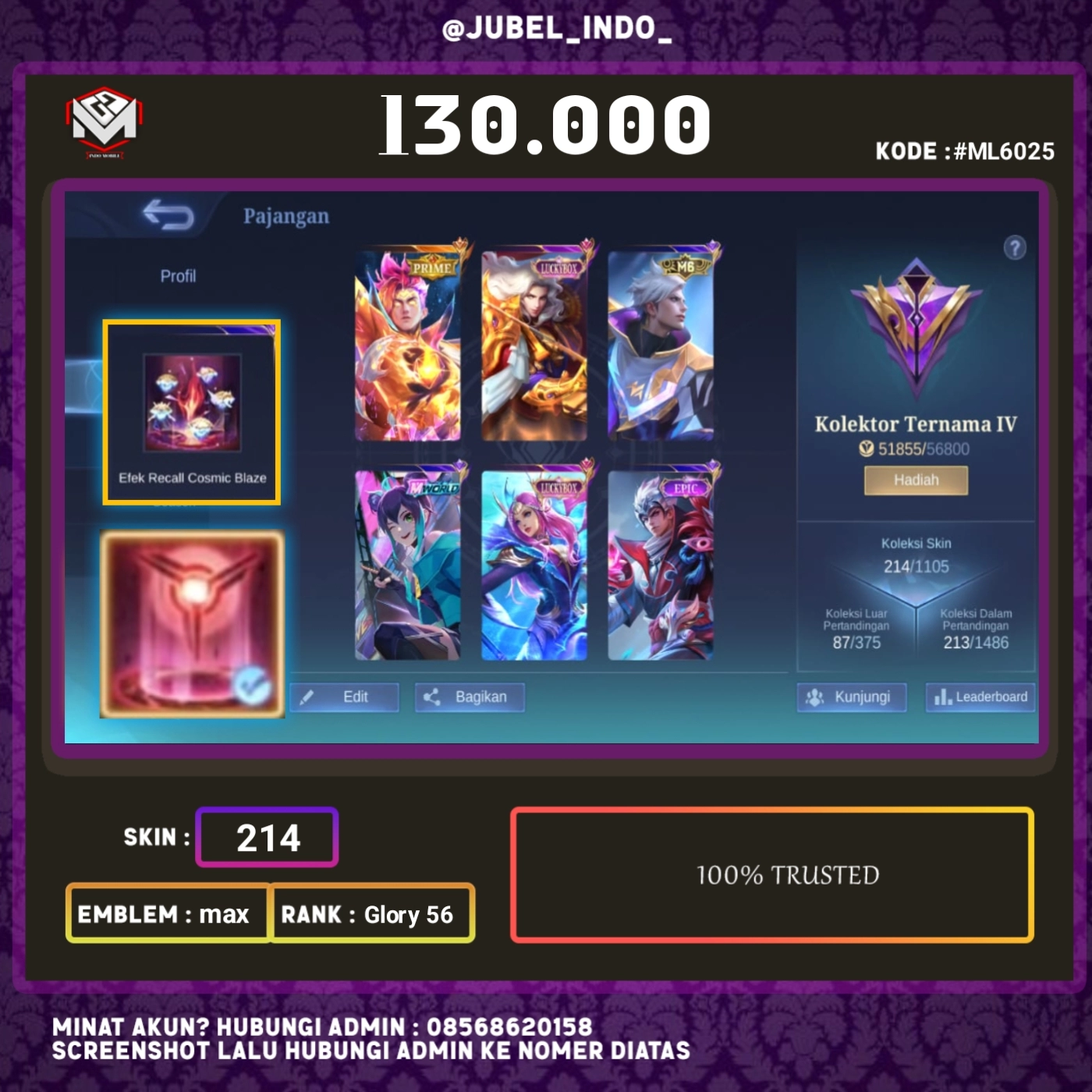 STOK ML #ML6025
