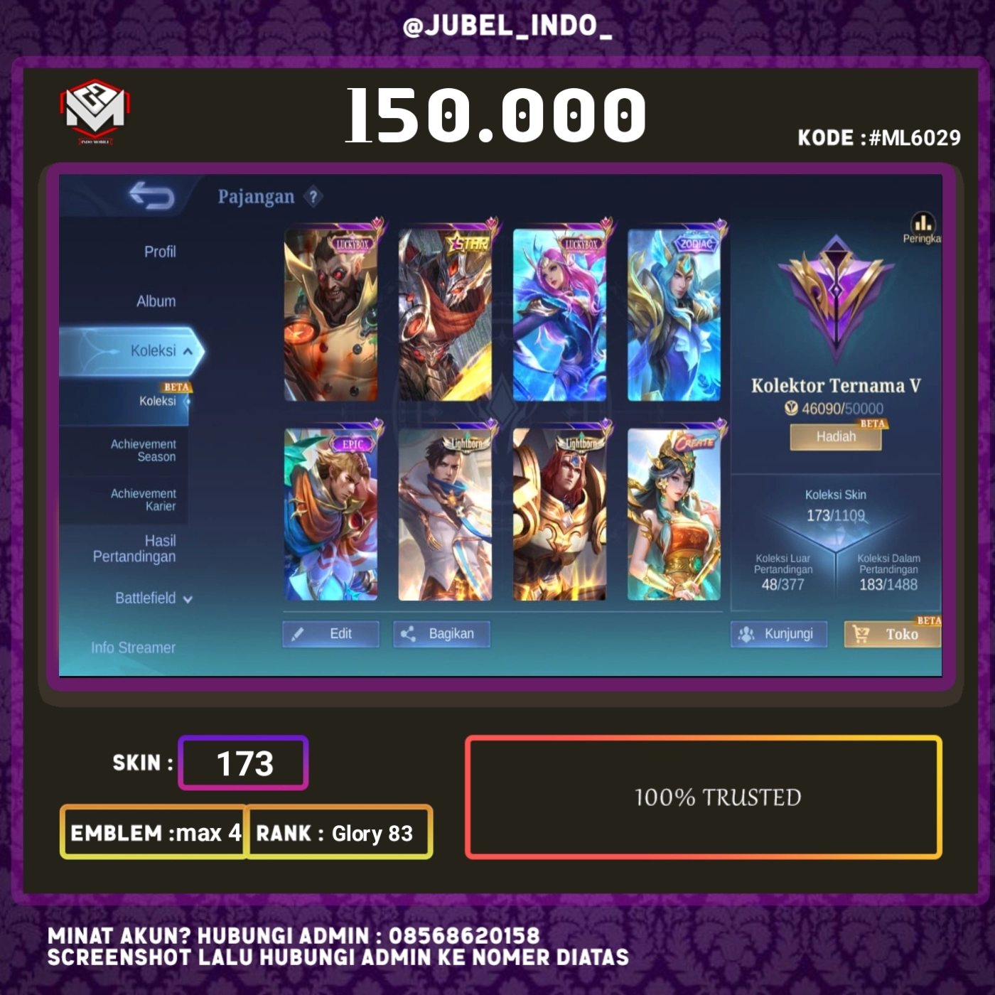 STOK ML #ML6029