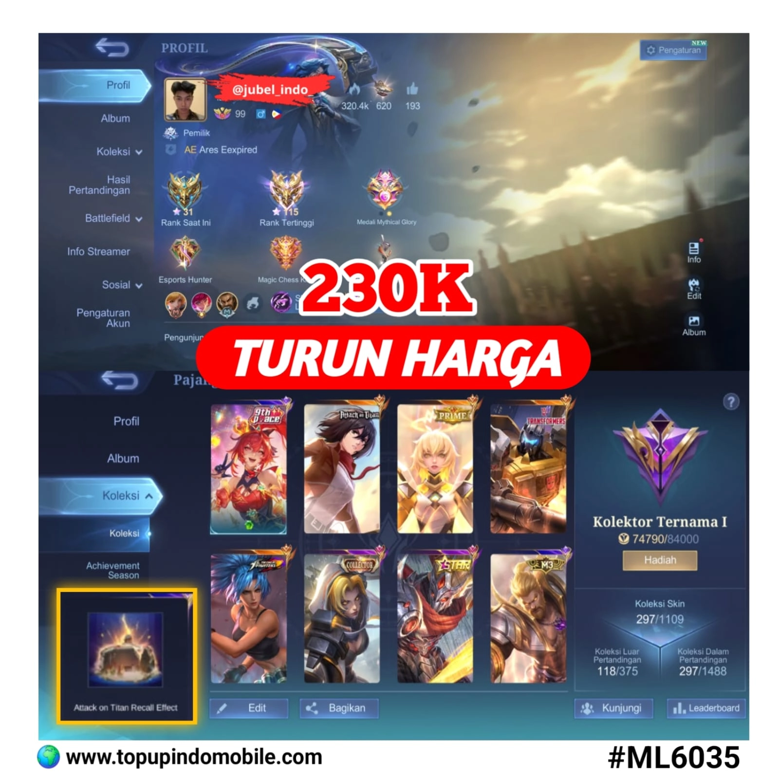 STOK ML #ML6035