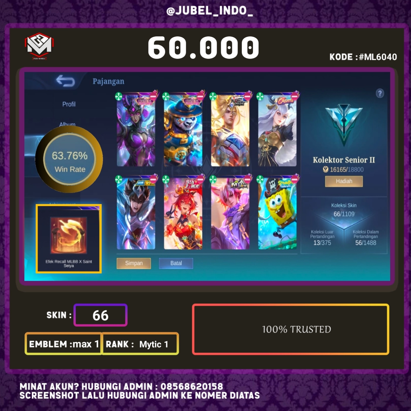 STOK ML #ML6040