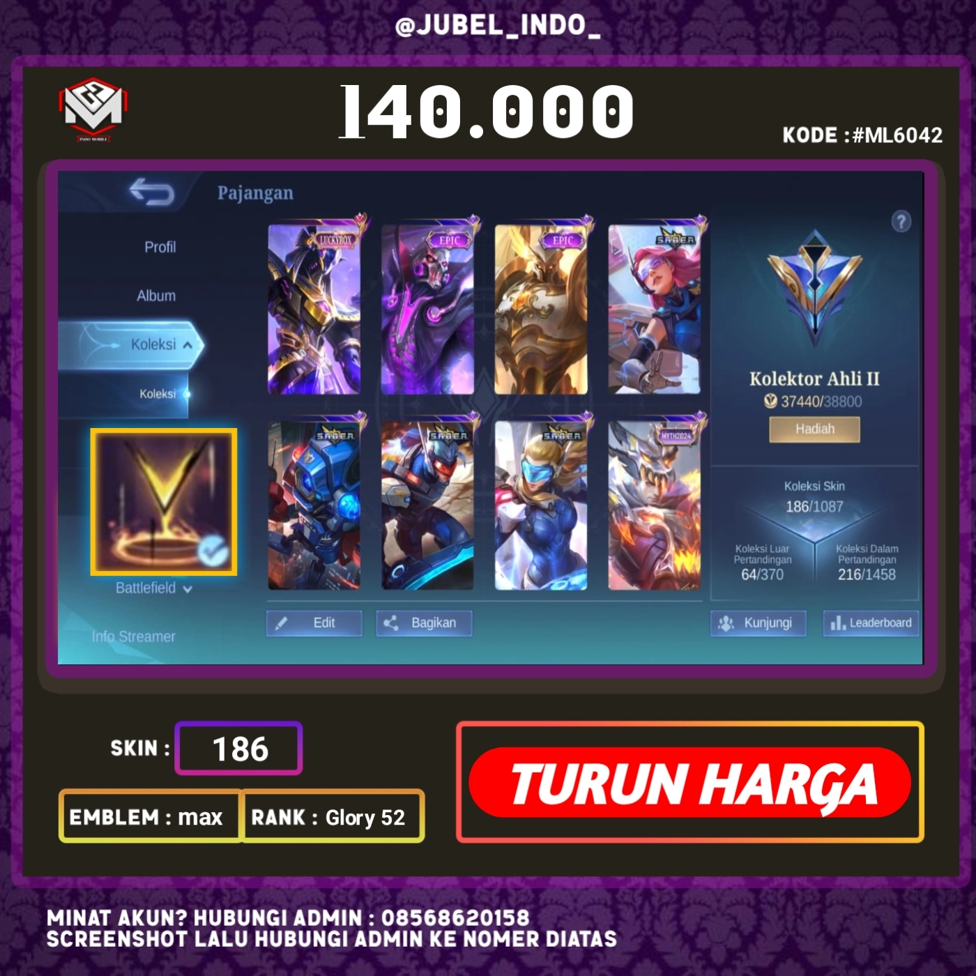 STOK ML #ML6042