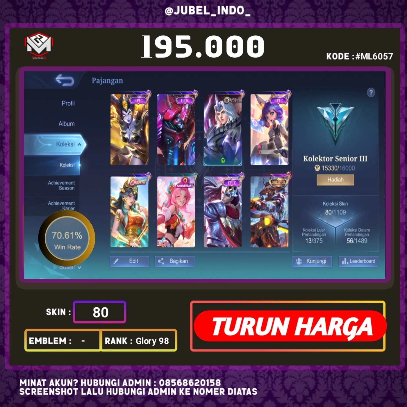 STOK ML #ML6057
