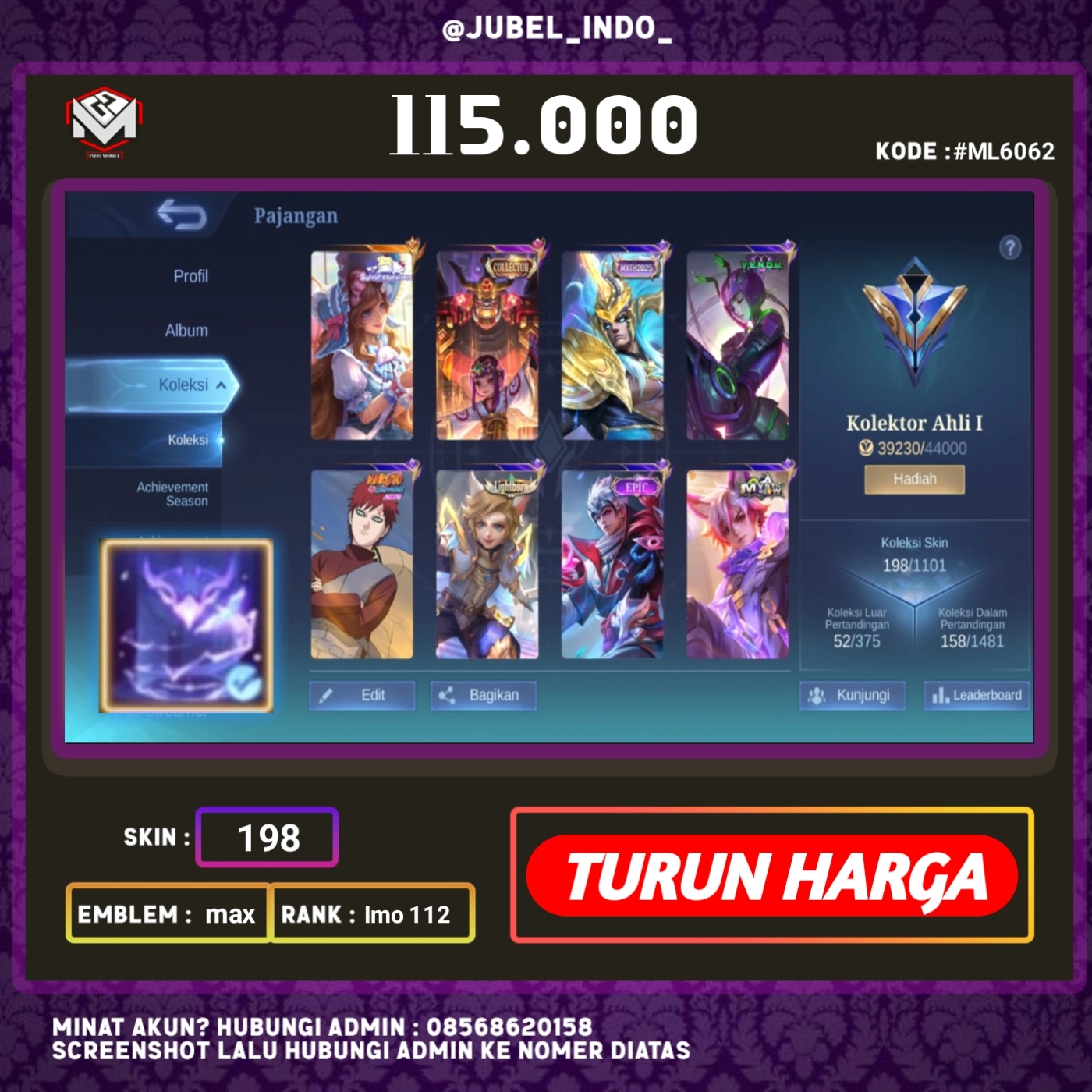 STOK ML #ML6062