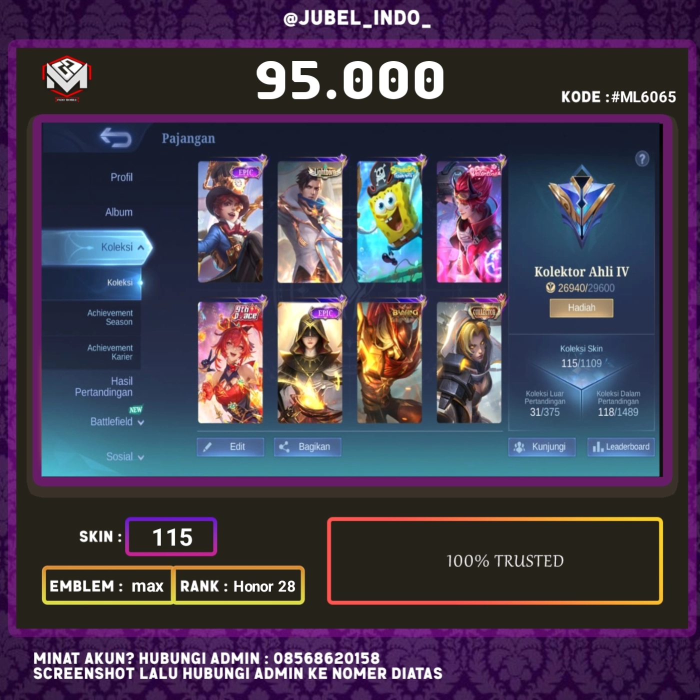 STOK ML #ML6065