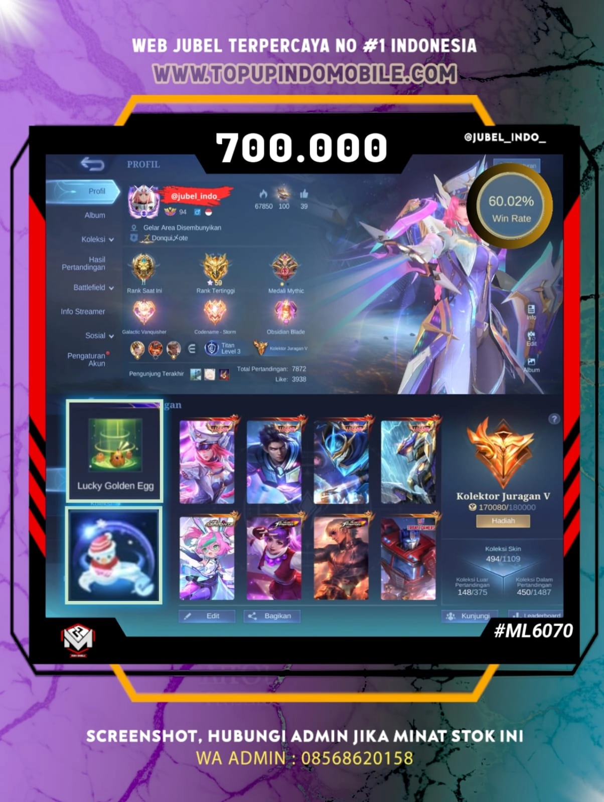 STOK ML #ML6070