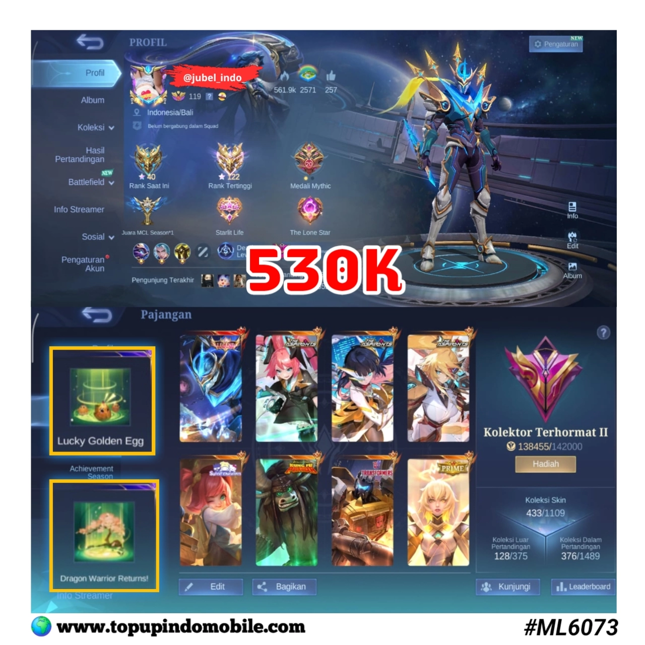 STOK ML #ML6073