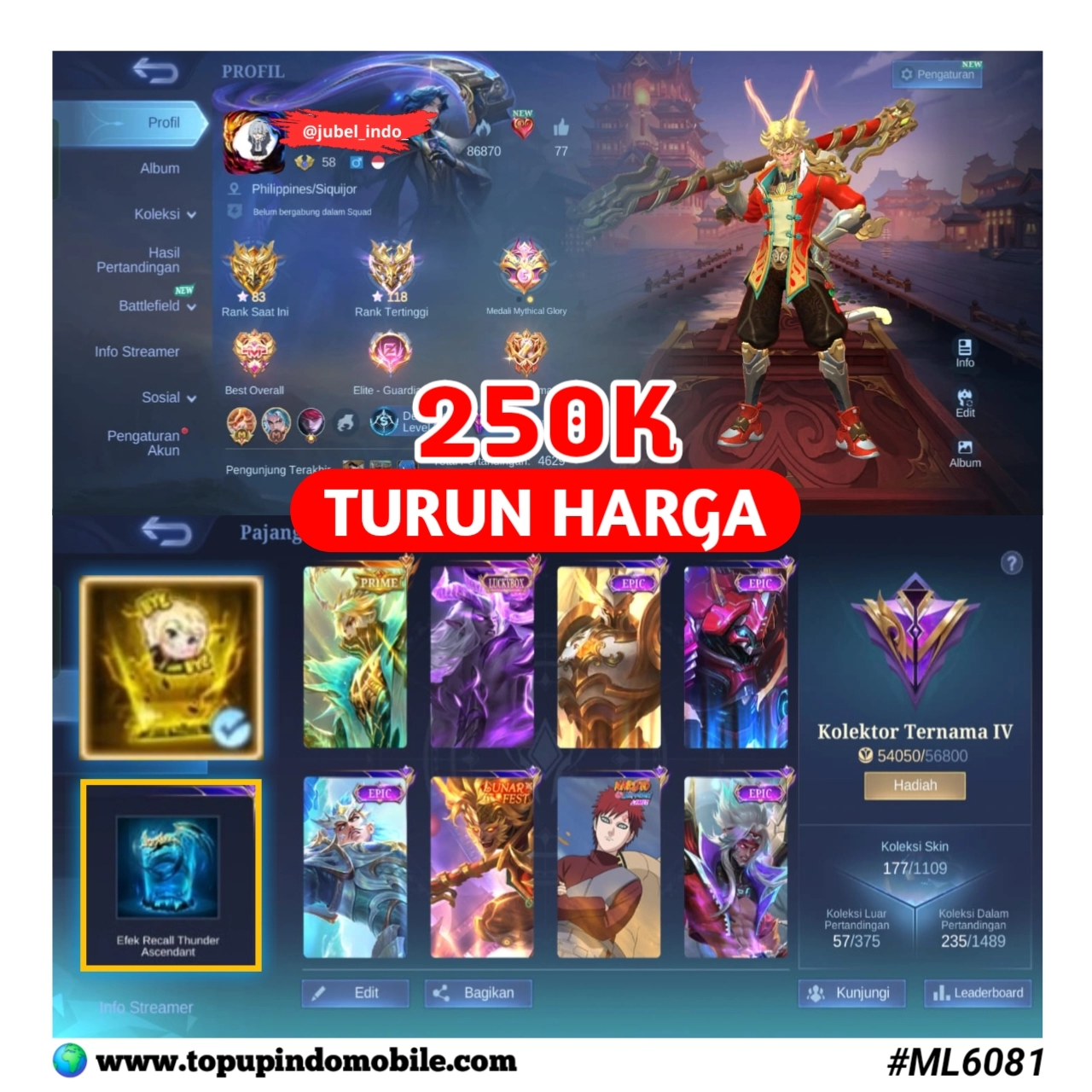 STOK ML #ML6081