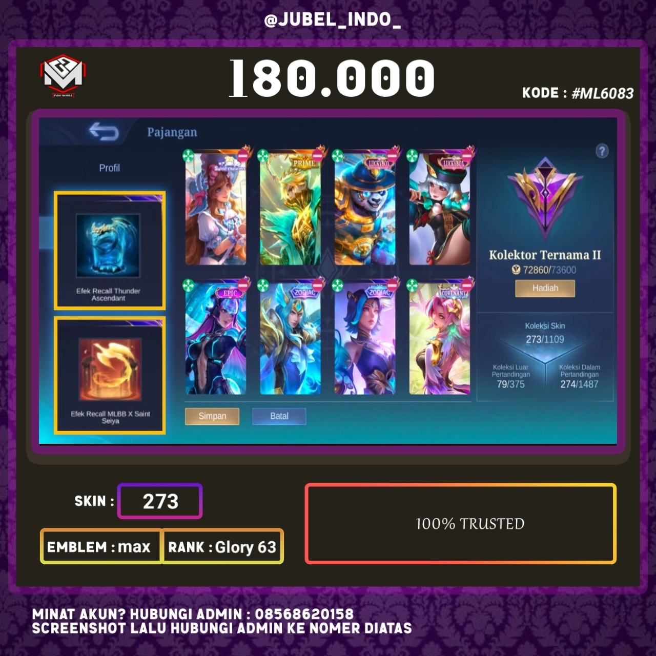 STOK ML #ML6083