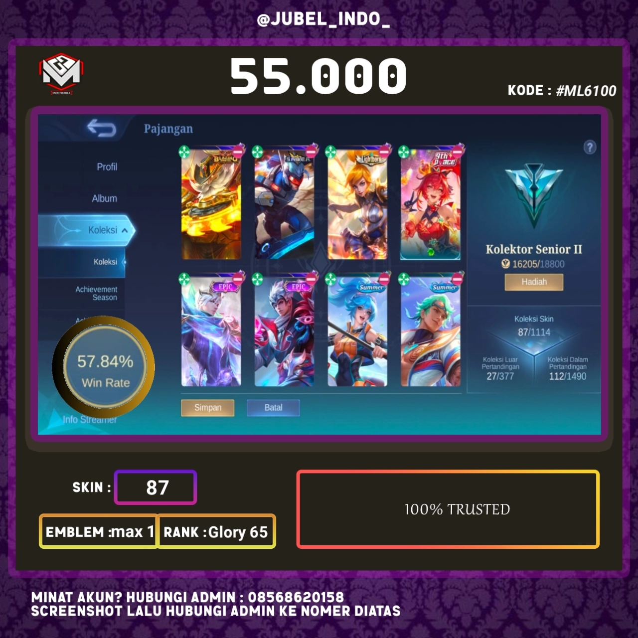 STOK ML #ML6100