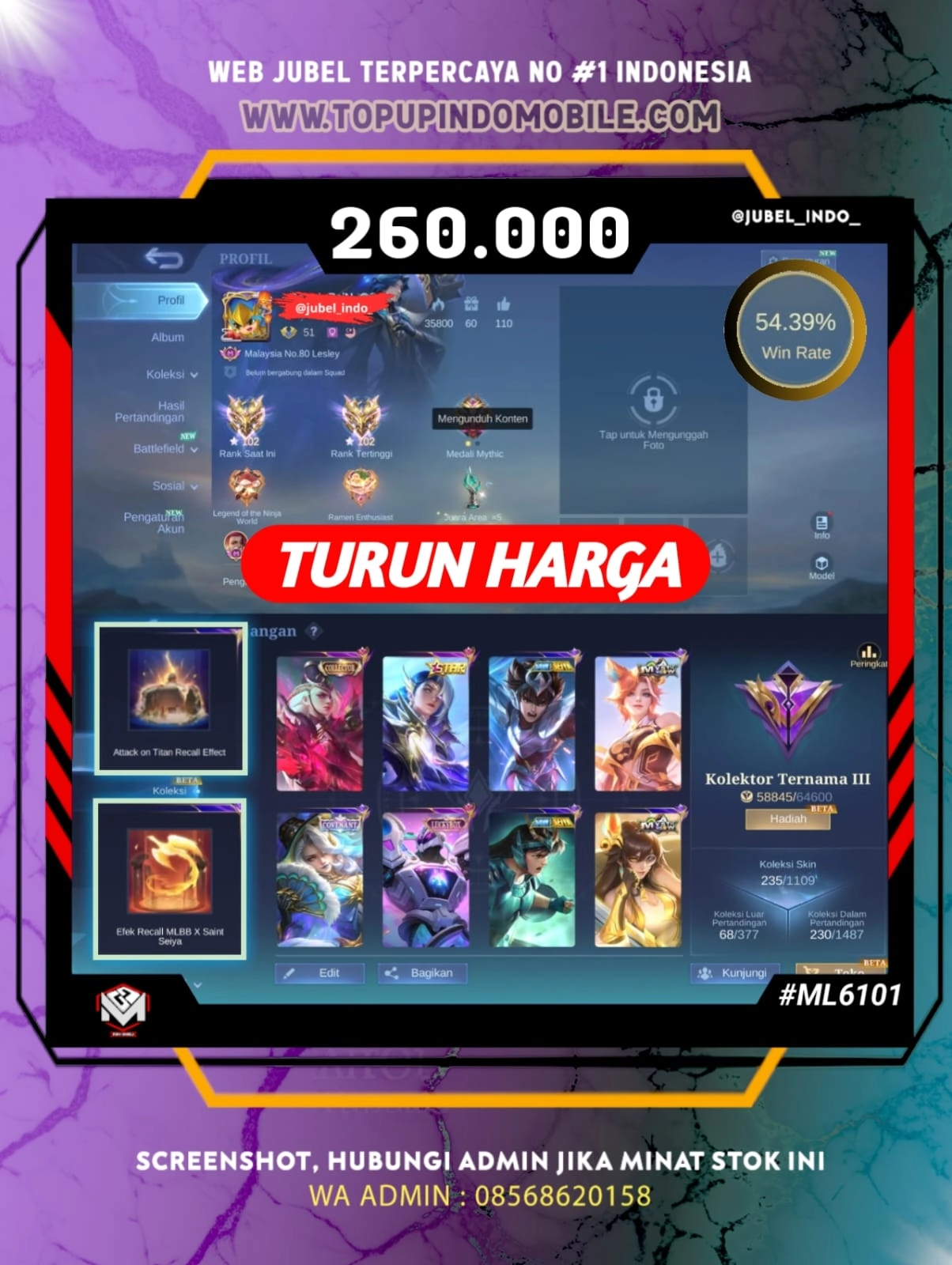 STOK ML #ML6101