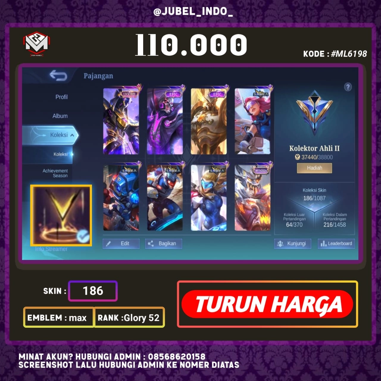 STOK ML #ML6198