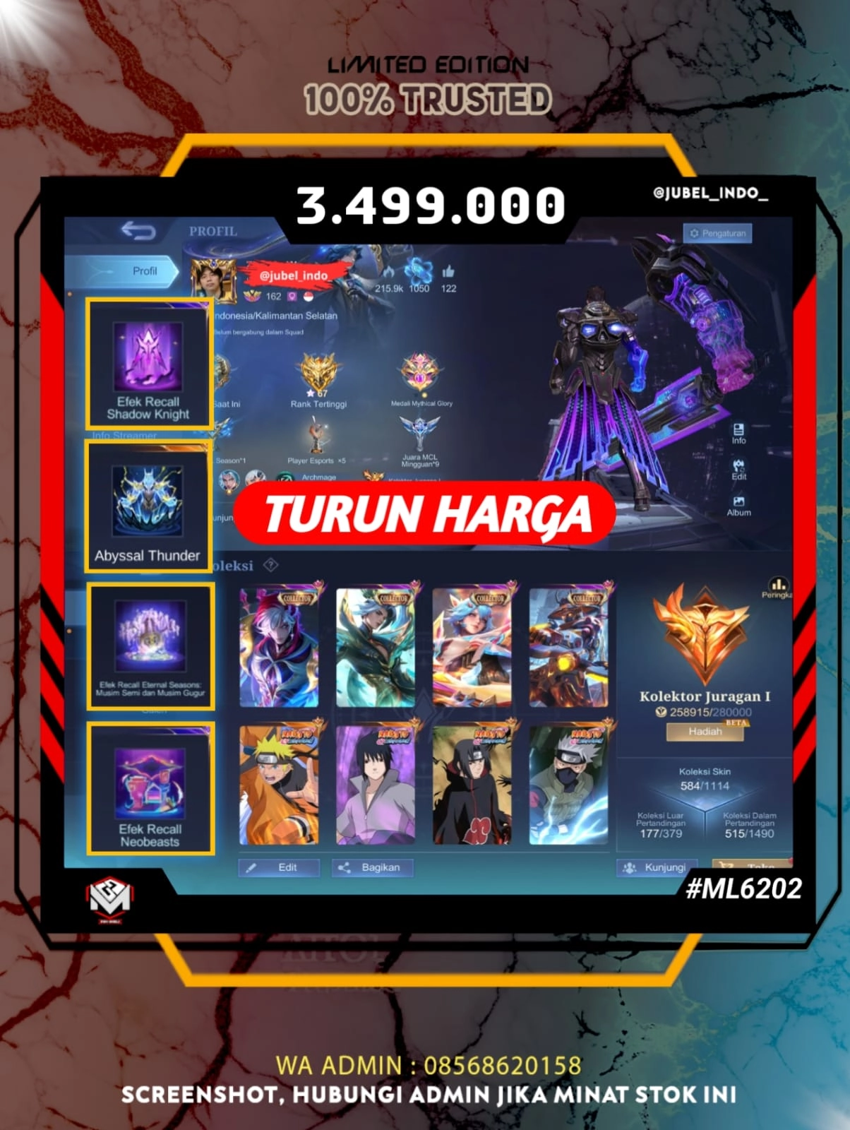 STOK ML #ML6202