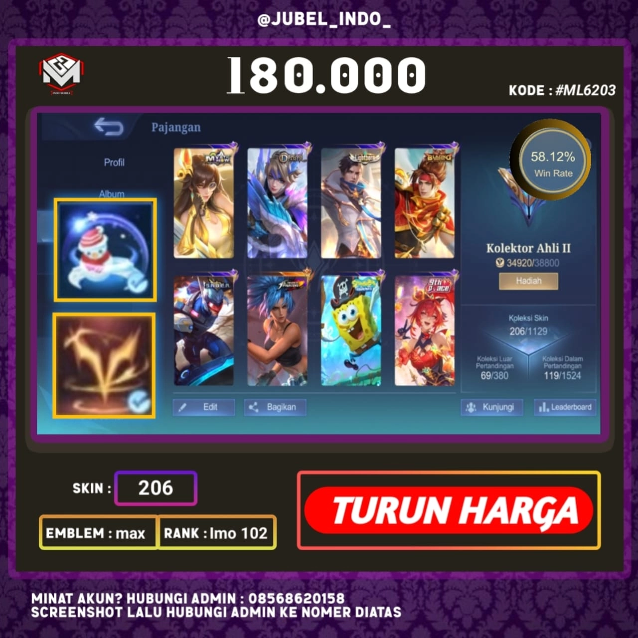 STOK ML #ML6203