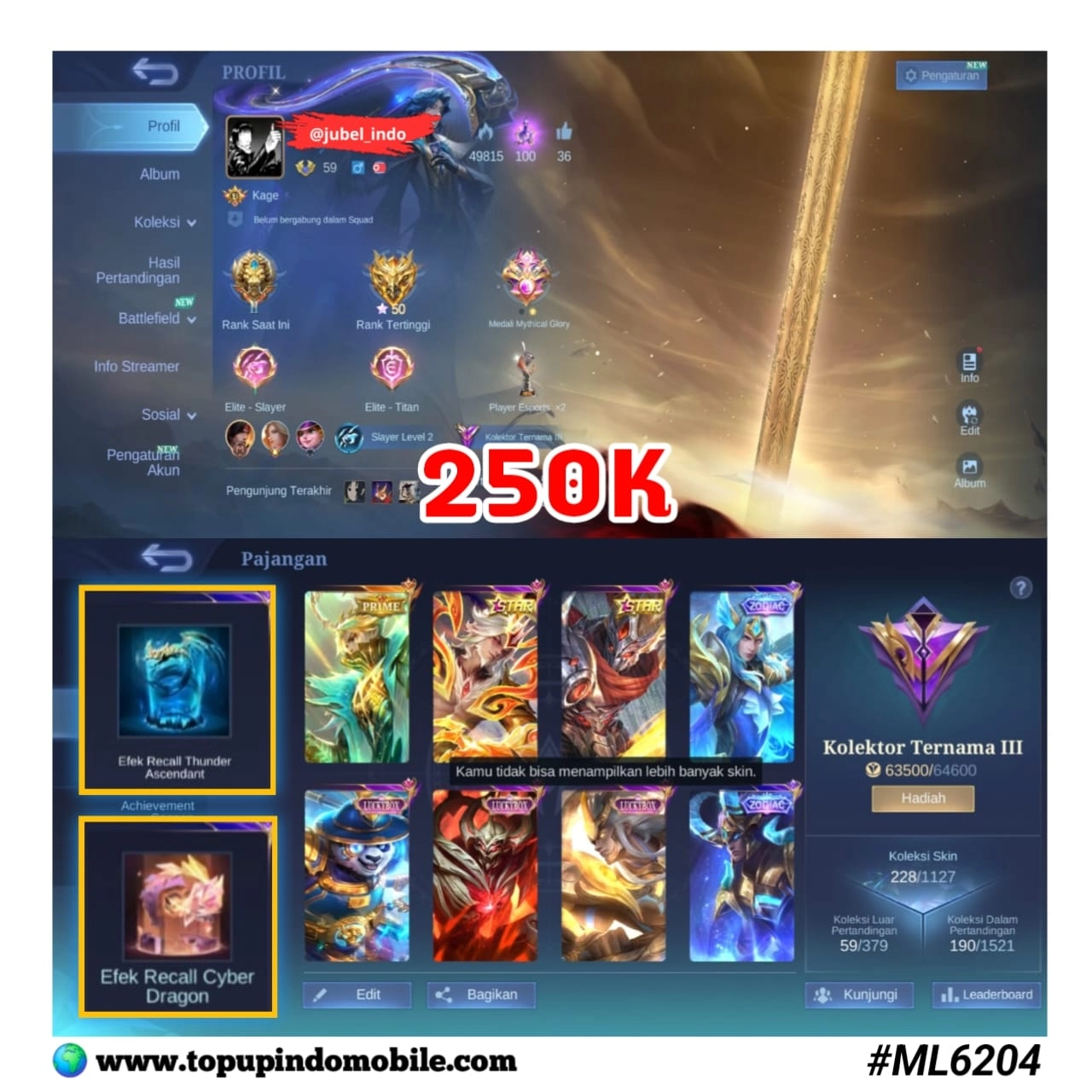 STOK ML #ML6204