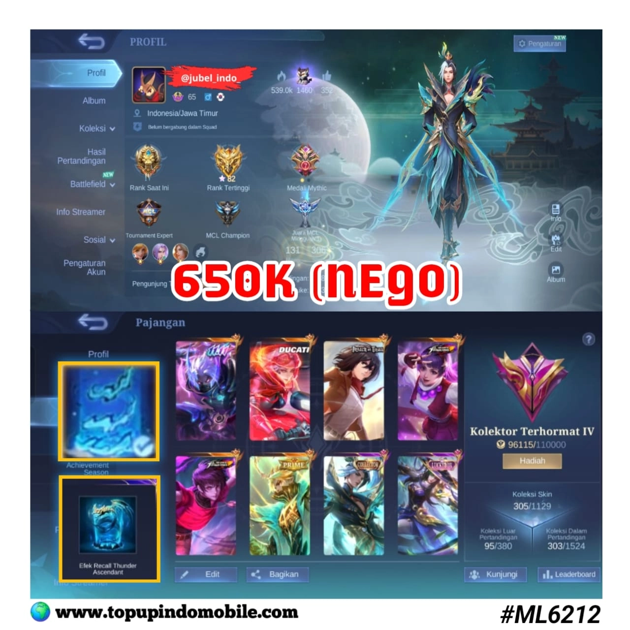STOK ML #ML6212
