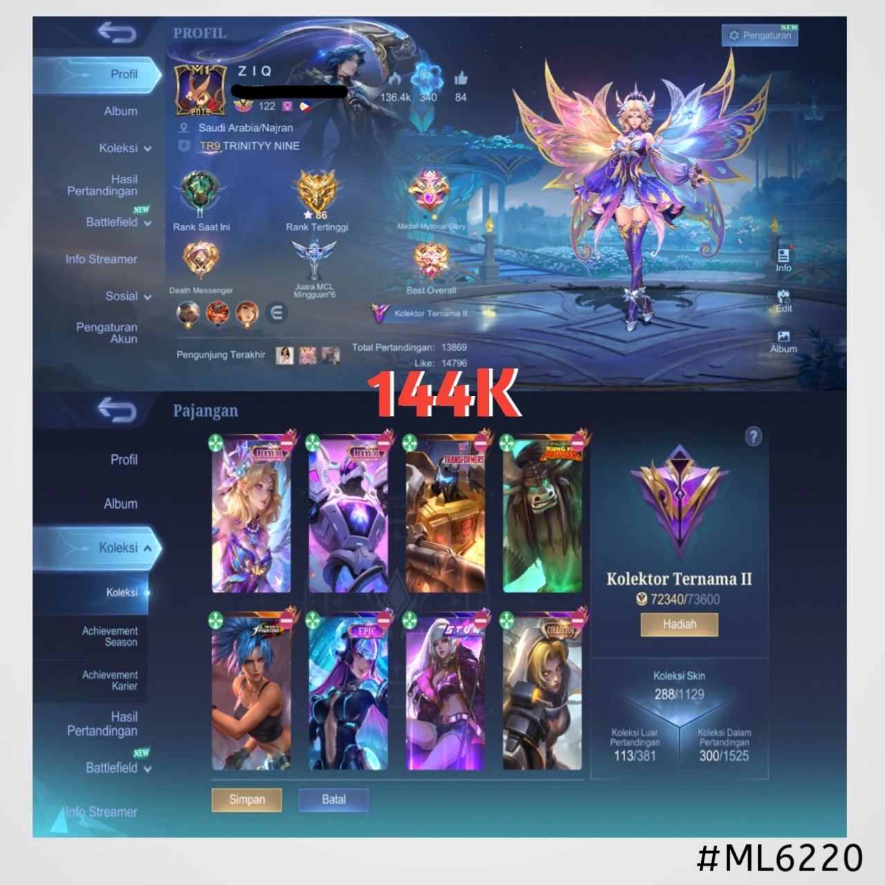 STOK ML #ML6220