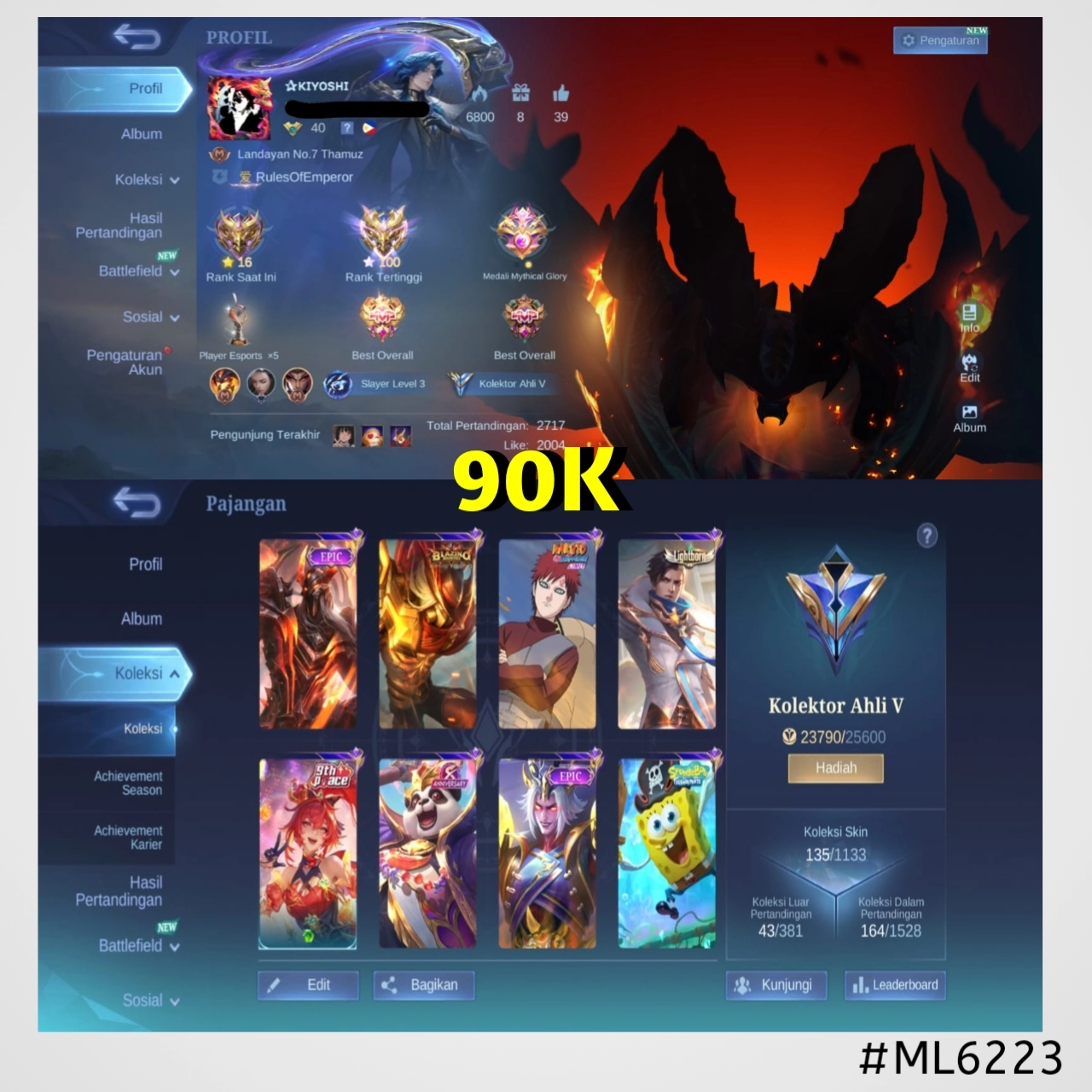 STOK ML #ML6223