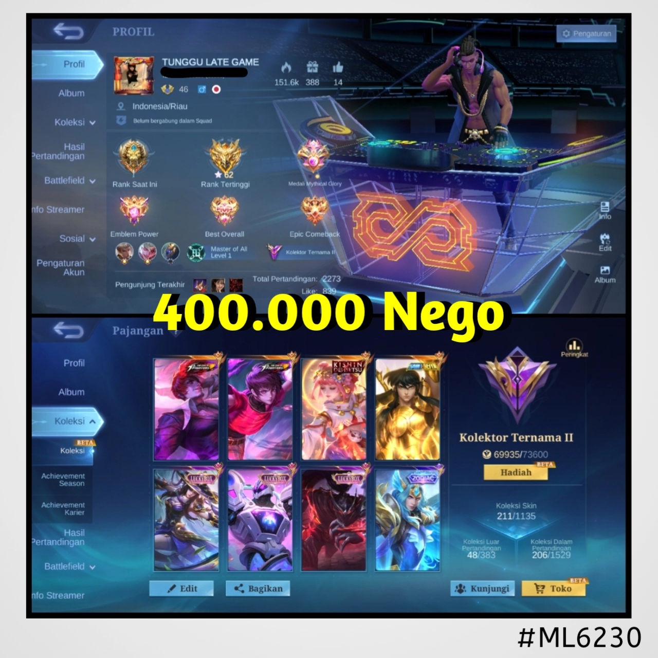 STOK ML #ML6230