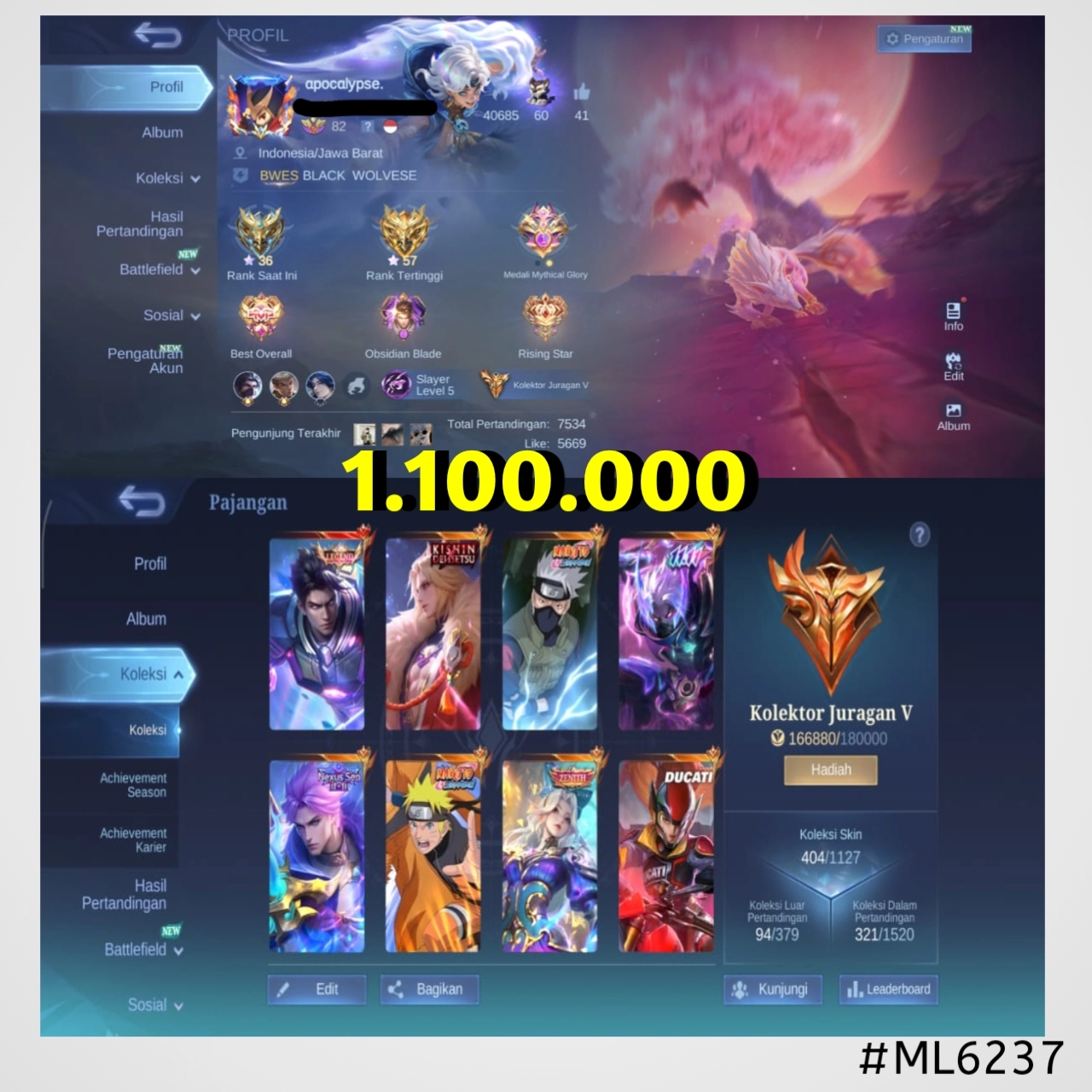 STOK ML #ML6237