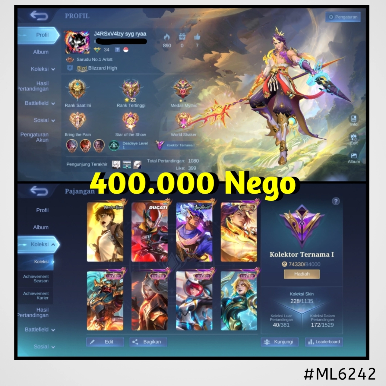 STOK ML #ML6242