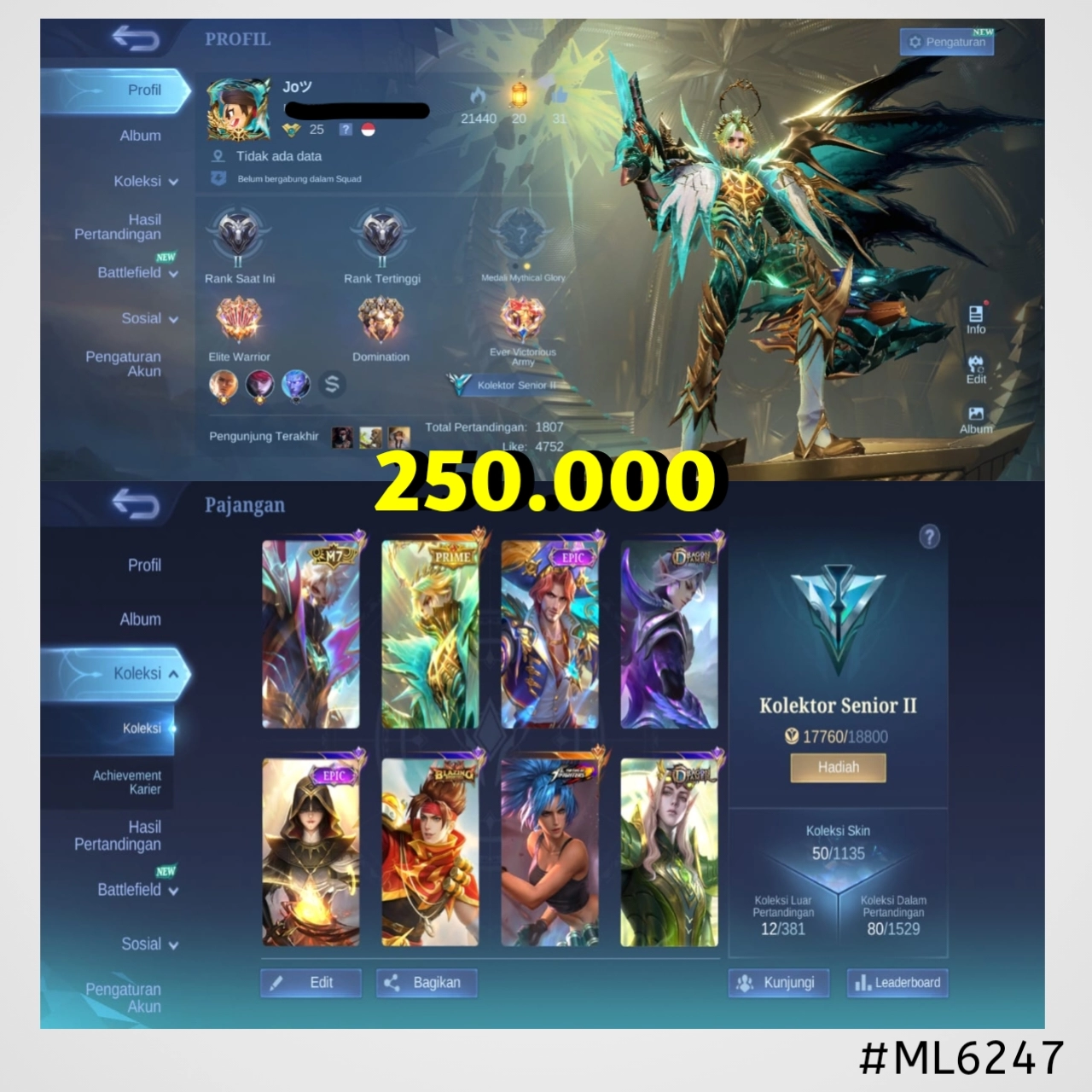 STOK ML #ML6247
