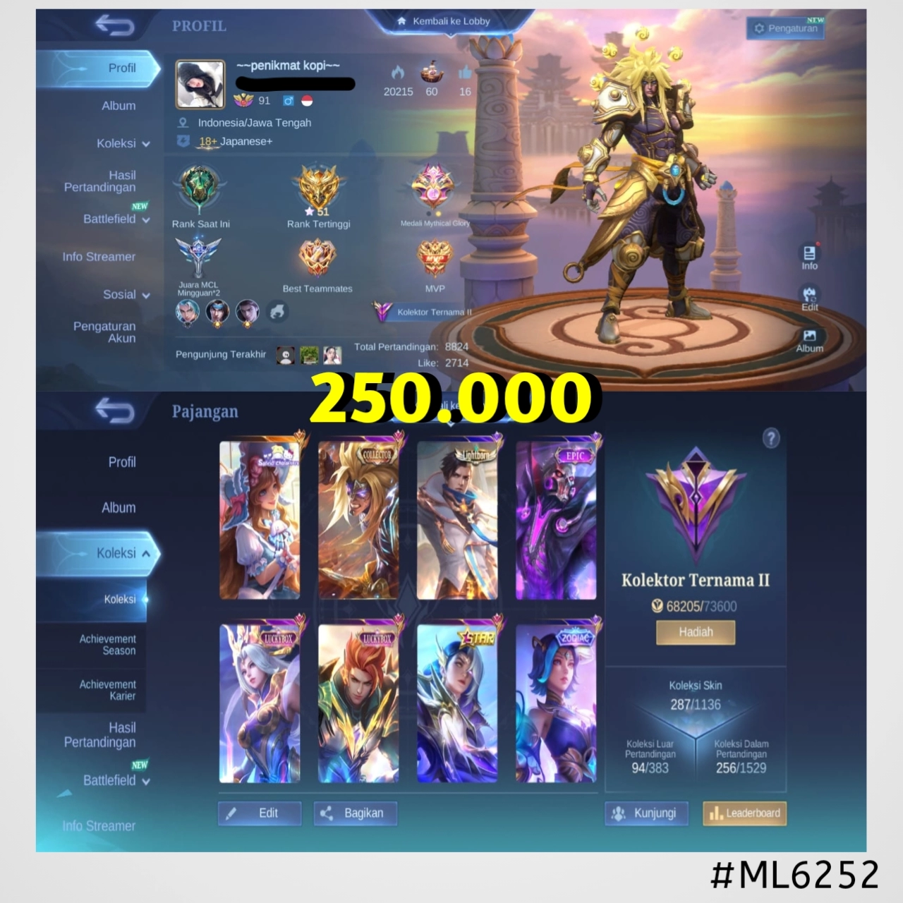 STOK ML #ML6252