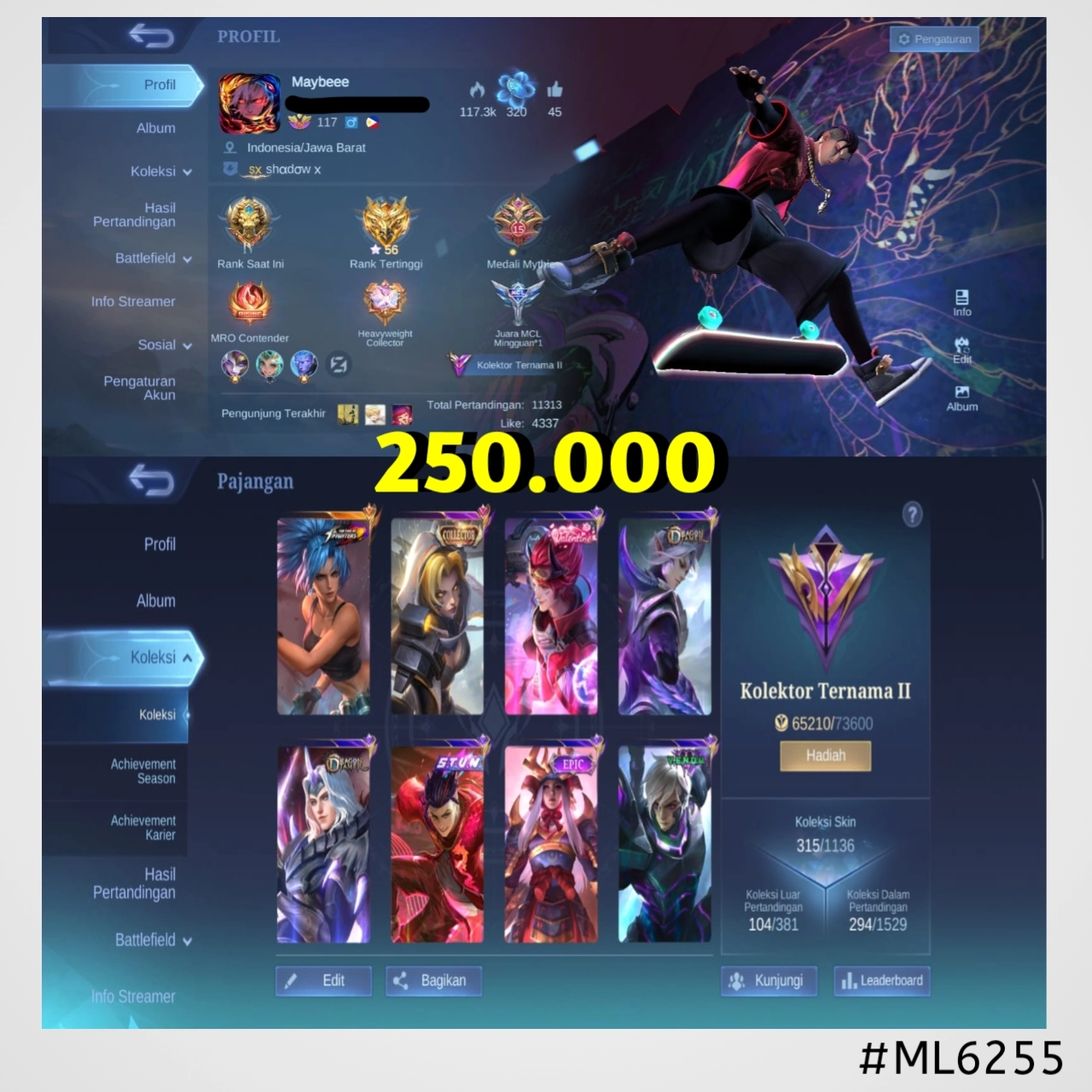 STOK ML #ML6255
