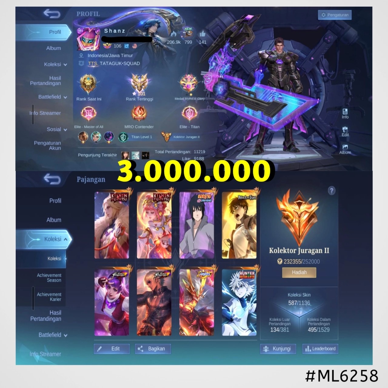 STOK ML #ML6258