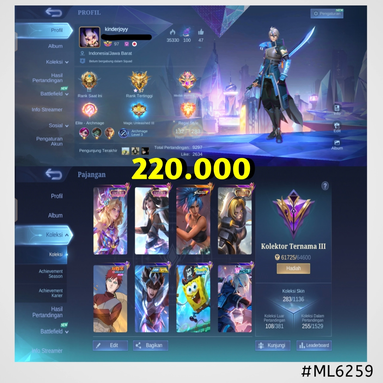 STOK ML #ML6259