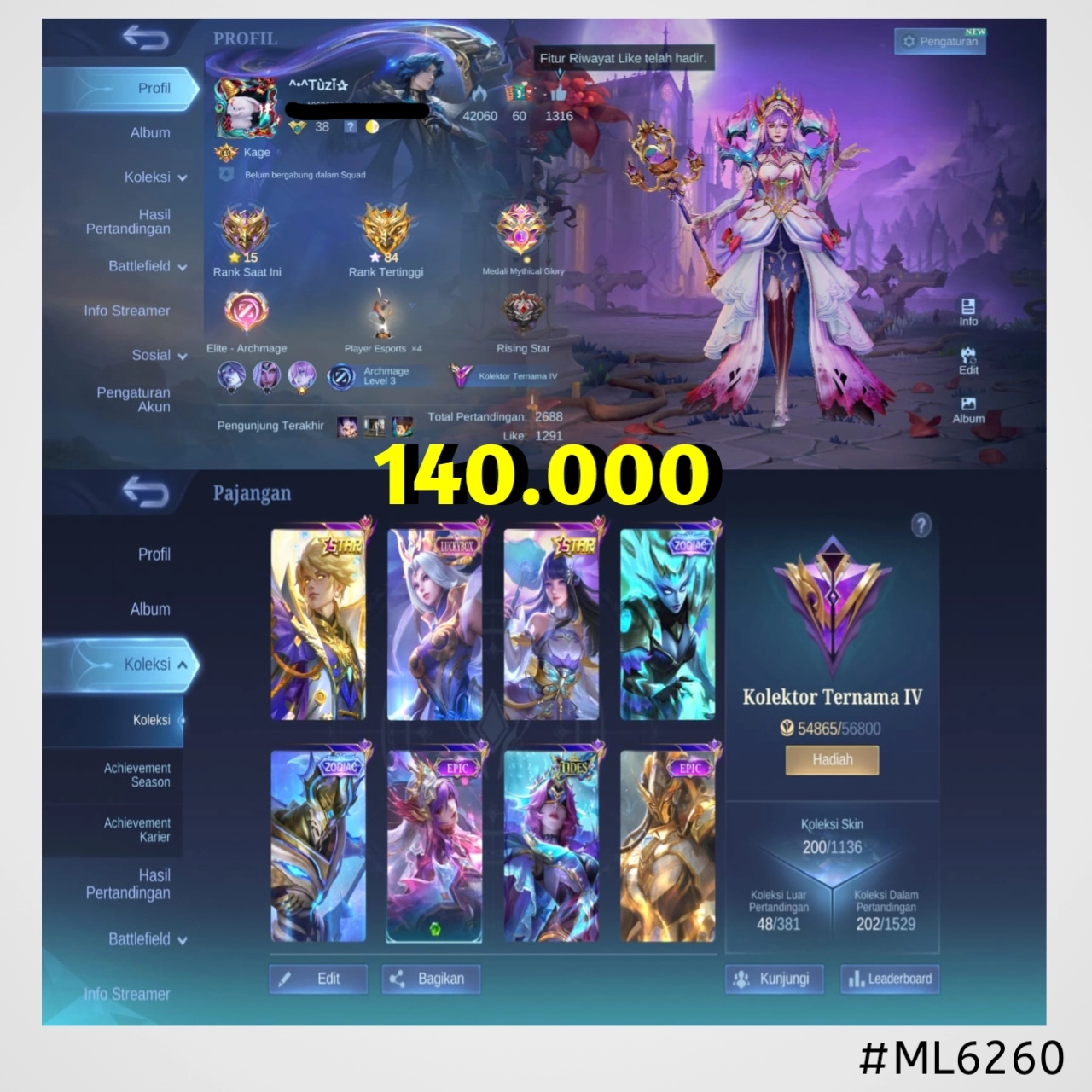 STOK ML #ML6260