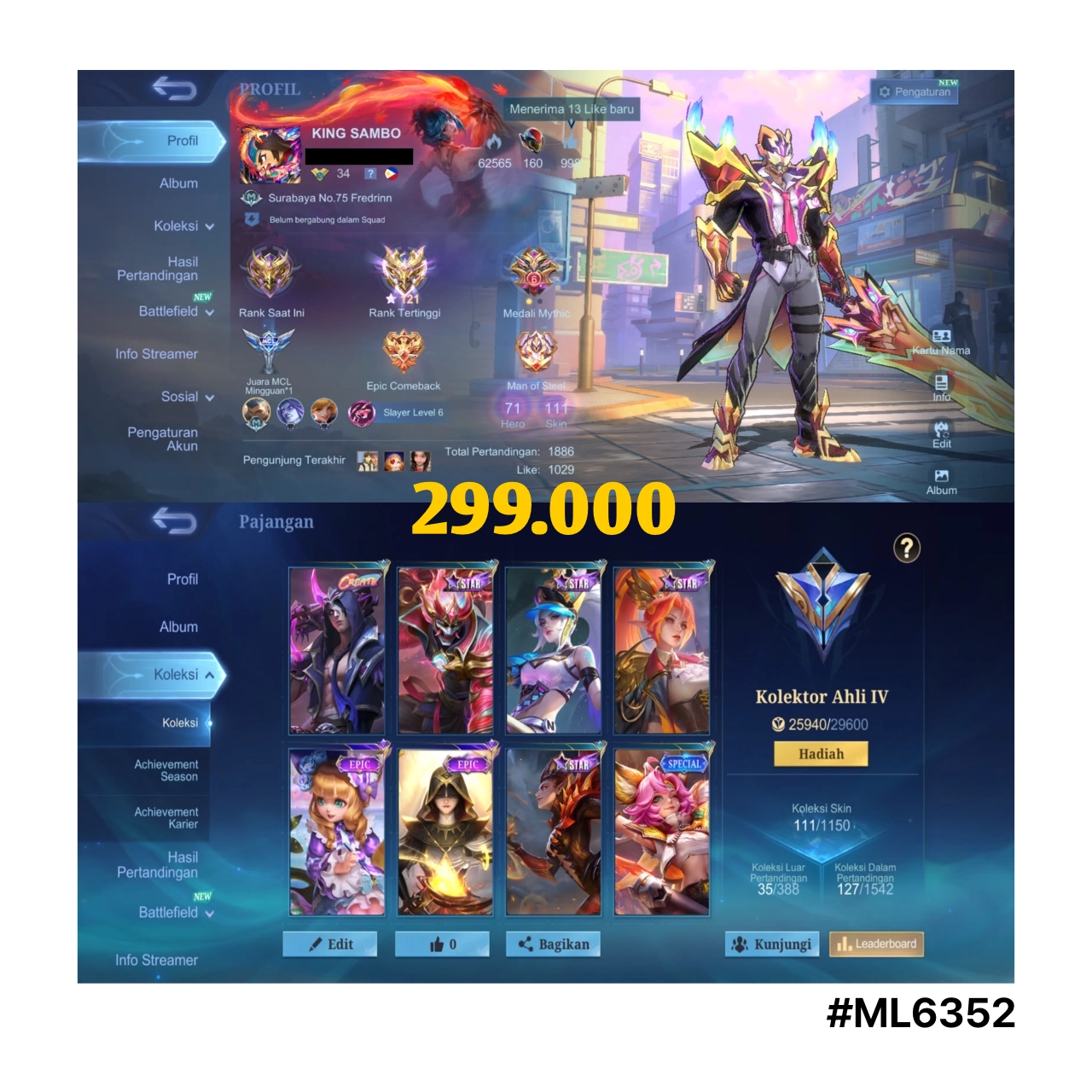 STOK ML #ML6352