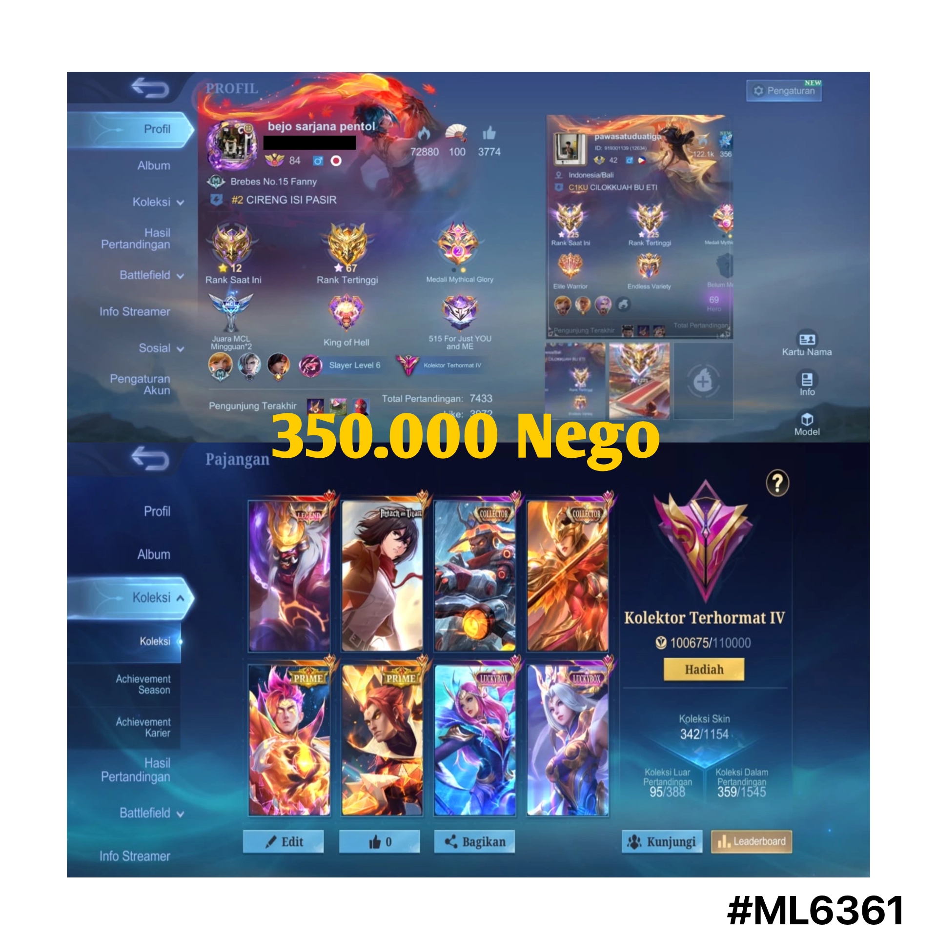 STOK ML #ML6361