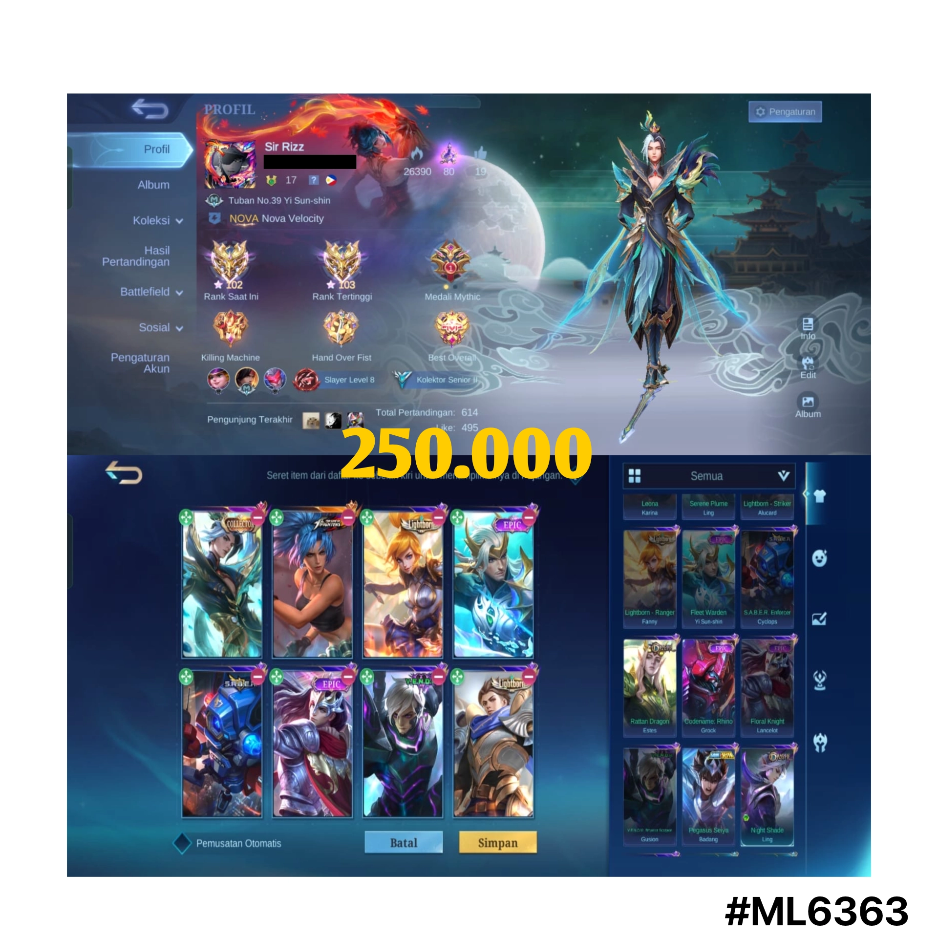 STOK ML #ML6363