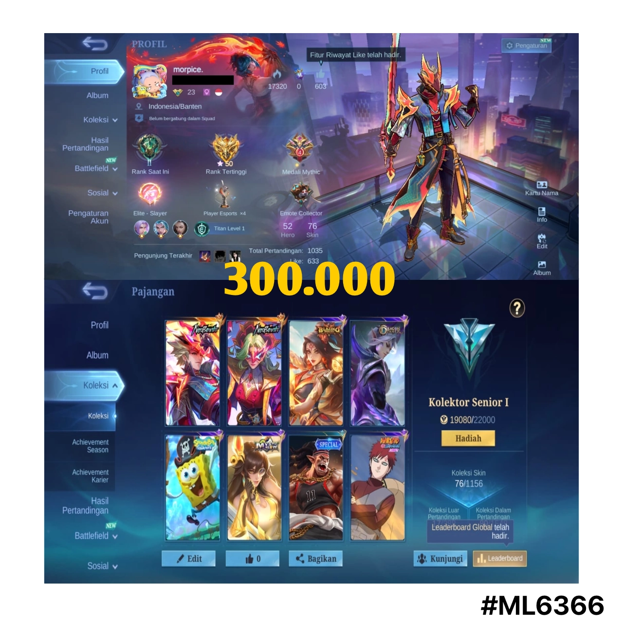 STOK ML #ML6366